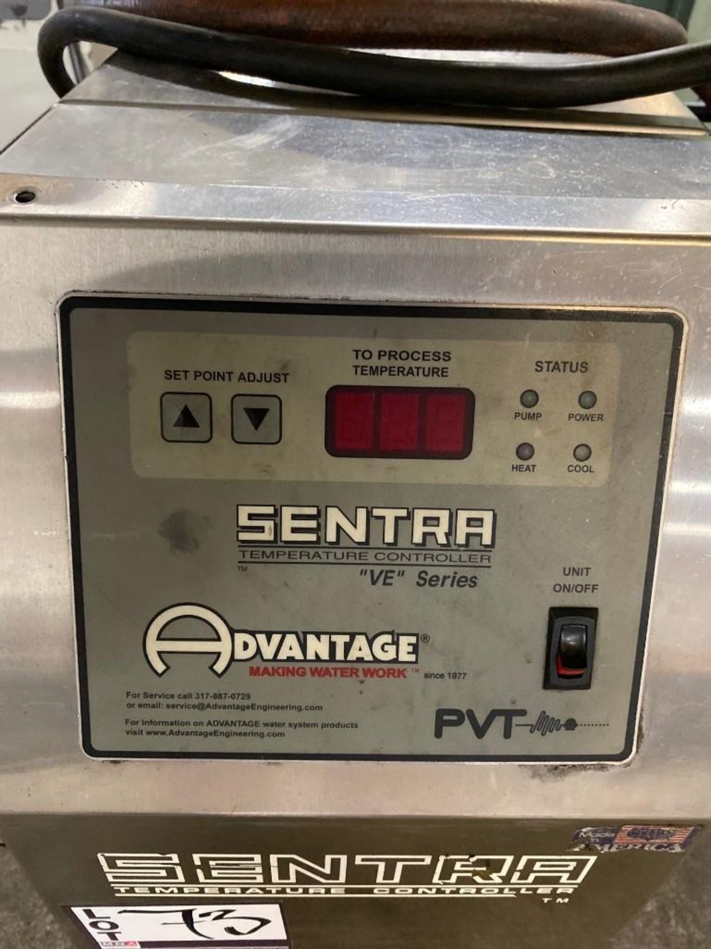 Advantage Sentra VE Series Temperature Controller, New 2006 - Image 6 of 7