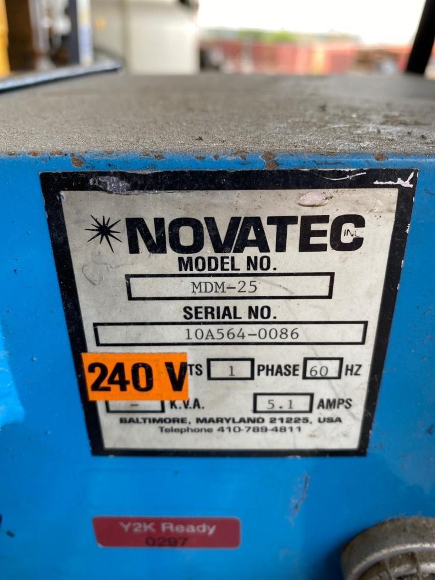 Novatec MDM-25 Dryer - Image 5 of 5