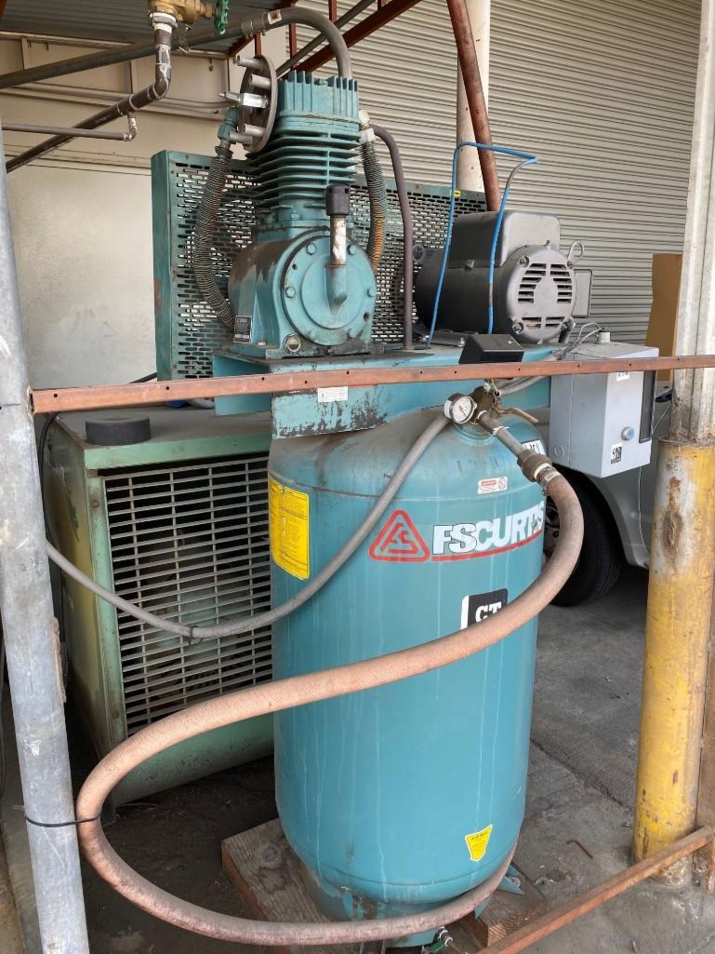 FS Curtis CT-55 5 HP Air Compressor 80 Gal. Tank - Image 2 of 3