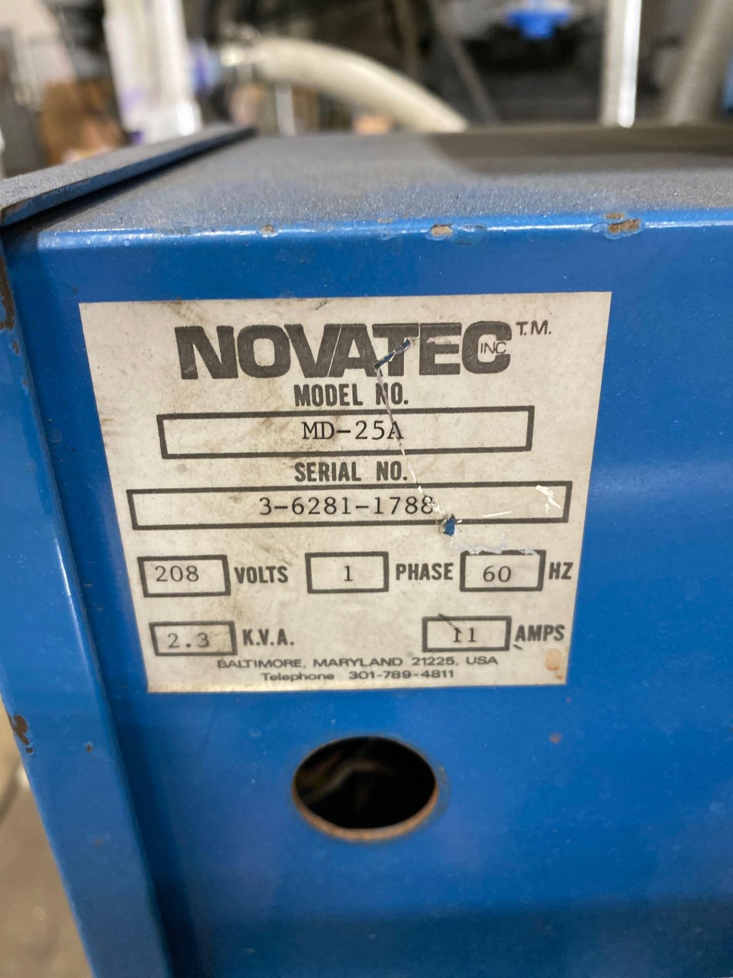 Novatec MD-A-Hopper, 100# Cap, s/n 3-6281-0513, New 1989 - Image 6 of 6