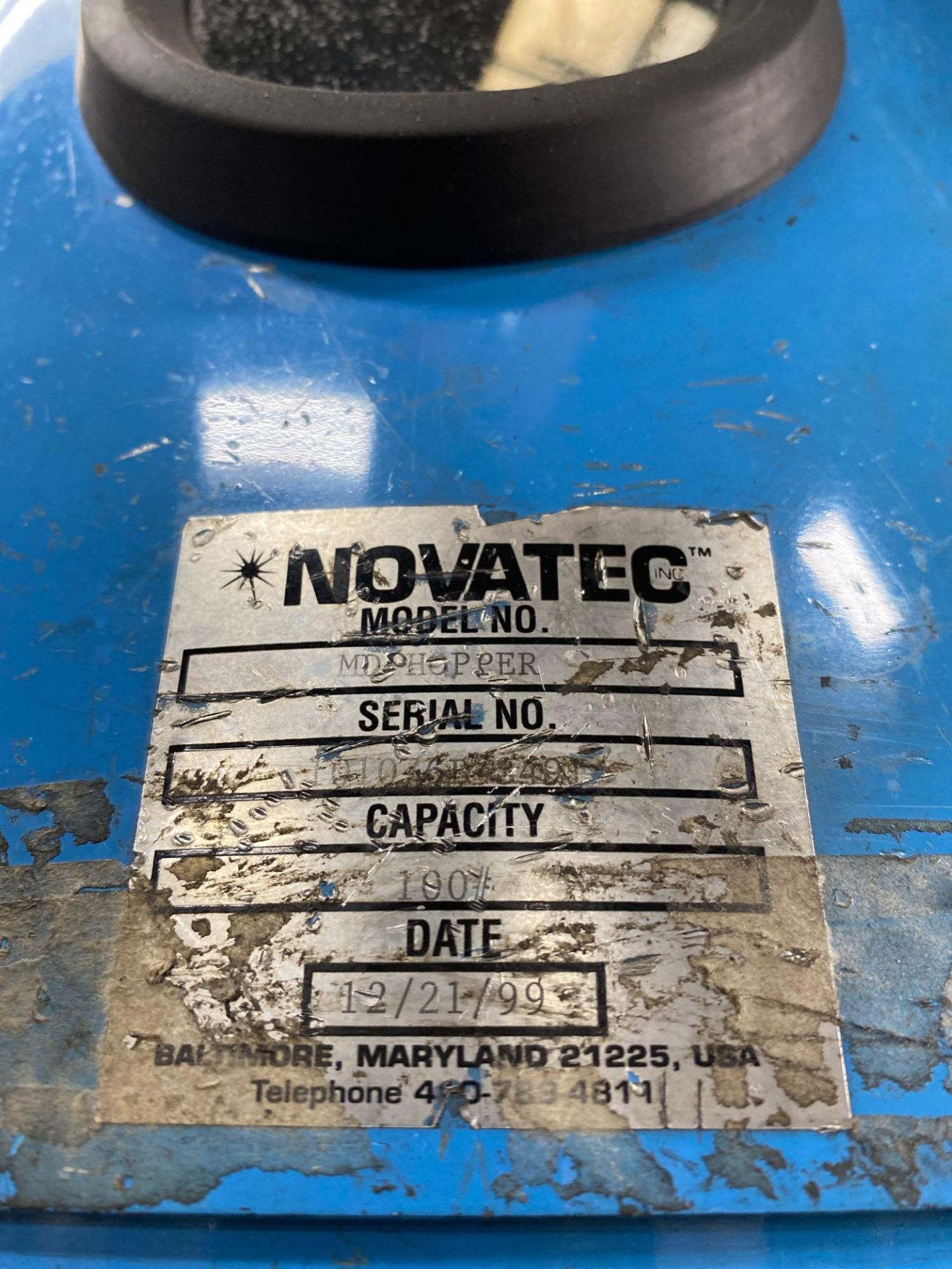 Novatec MDHopper, 100# Cap., New 1999 - Image 2 of 5