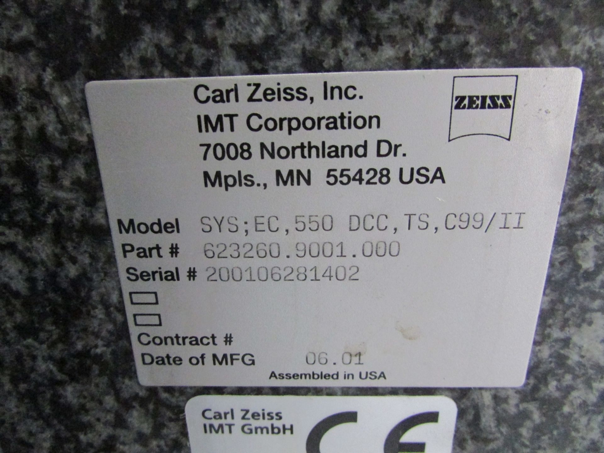 Carl Zeiss Eclipse 550 C99 II CMM - Image 32 of 48