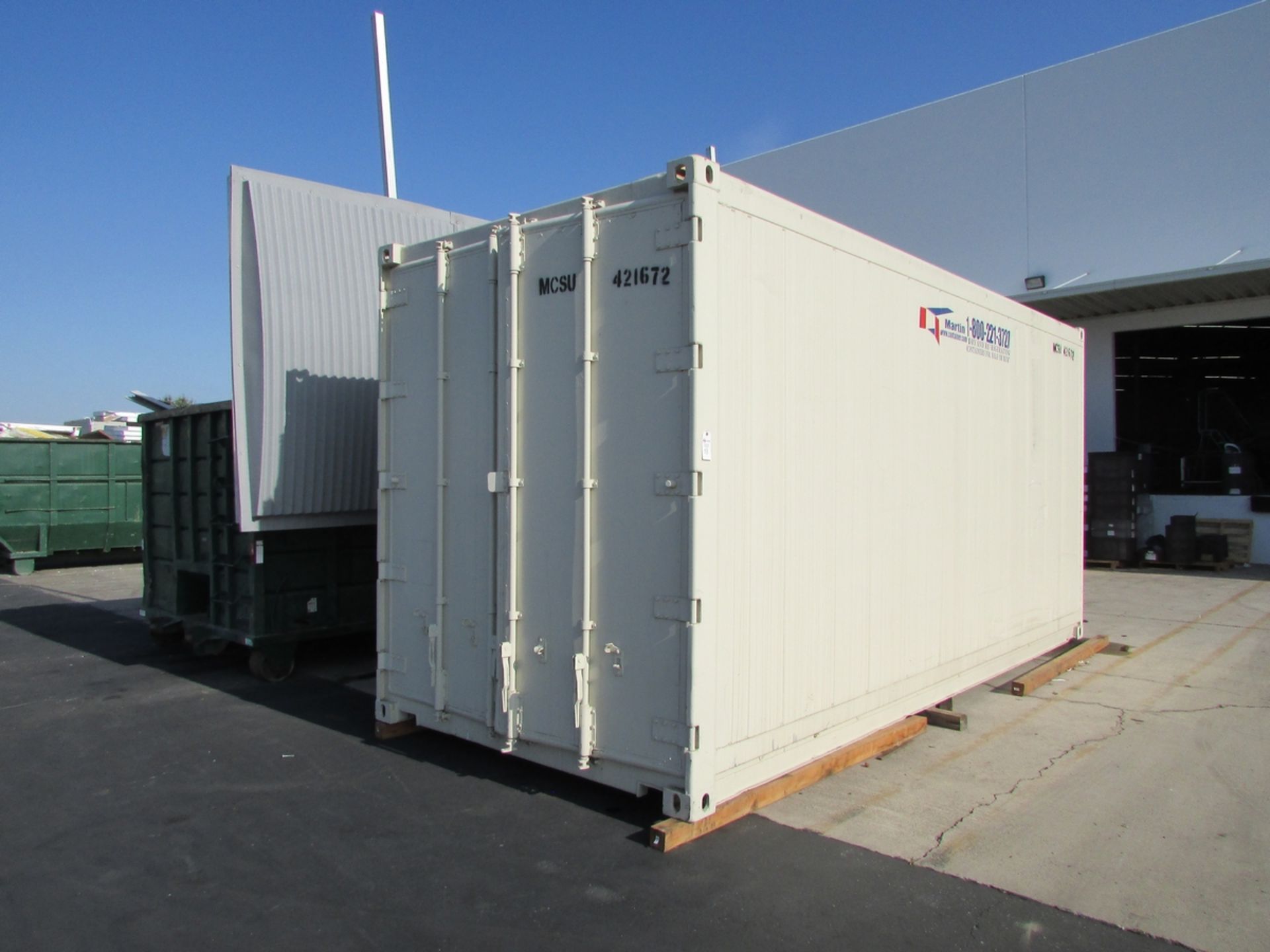 Martin 20' Dry Refrigerated Shipping Container (2006) - Image 2 of 22