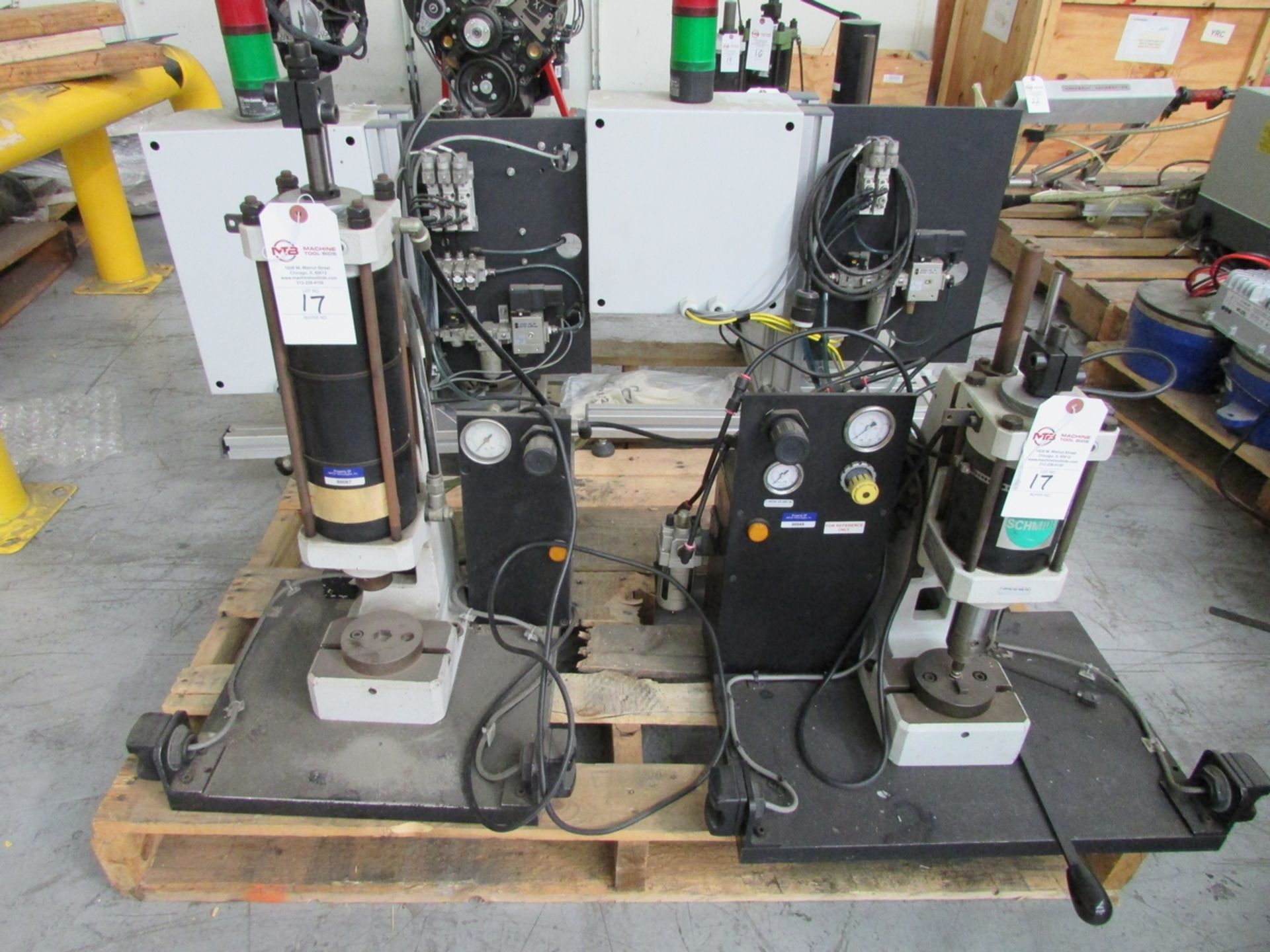 (2) Schmidt Pneumatic Assembly Arbor Presses (2002, 2000) - Image 2 of 28