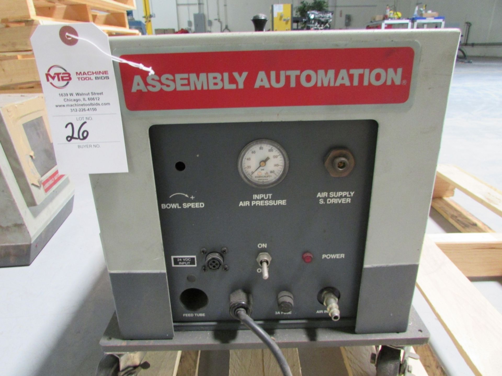 Assembly Automation SA-1.5 Vibratory/Pneumatic Hardware Feeder - Image 2 of 8