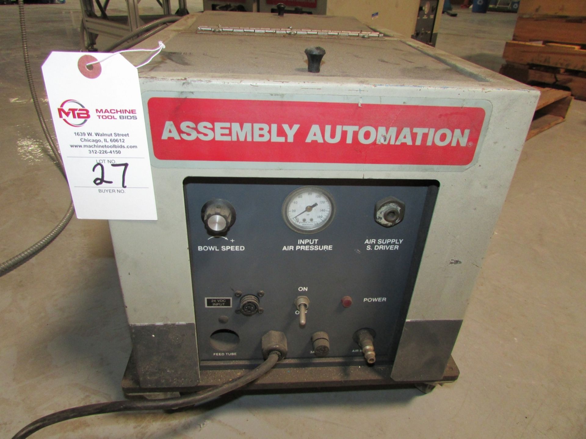 Assembly Automation SA-1.5 Vibratory/Pneumatic Hardware Feeder - Image 2 of 8