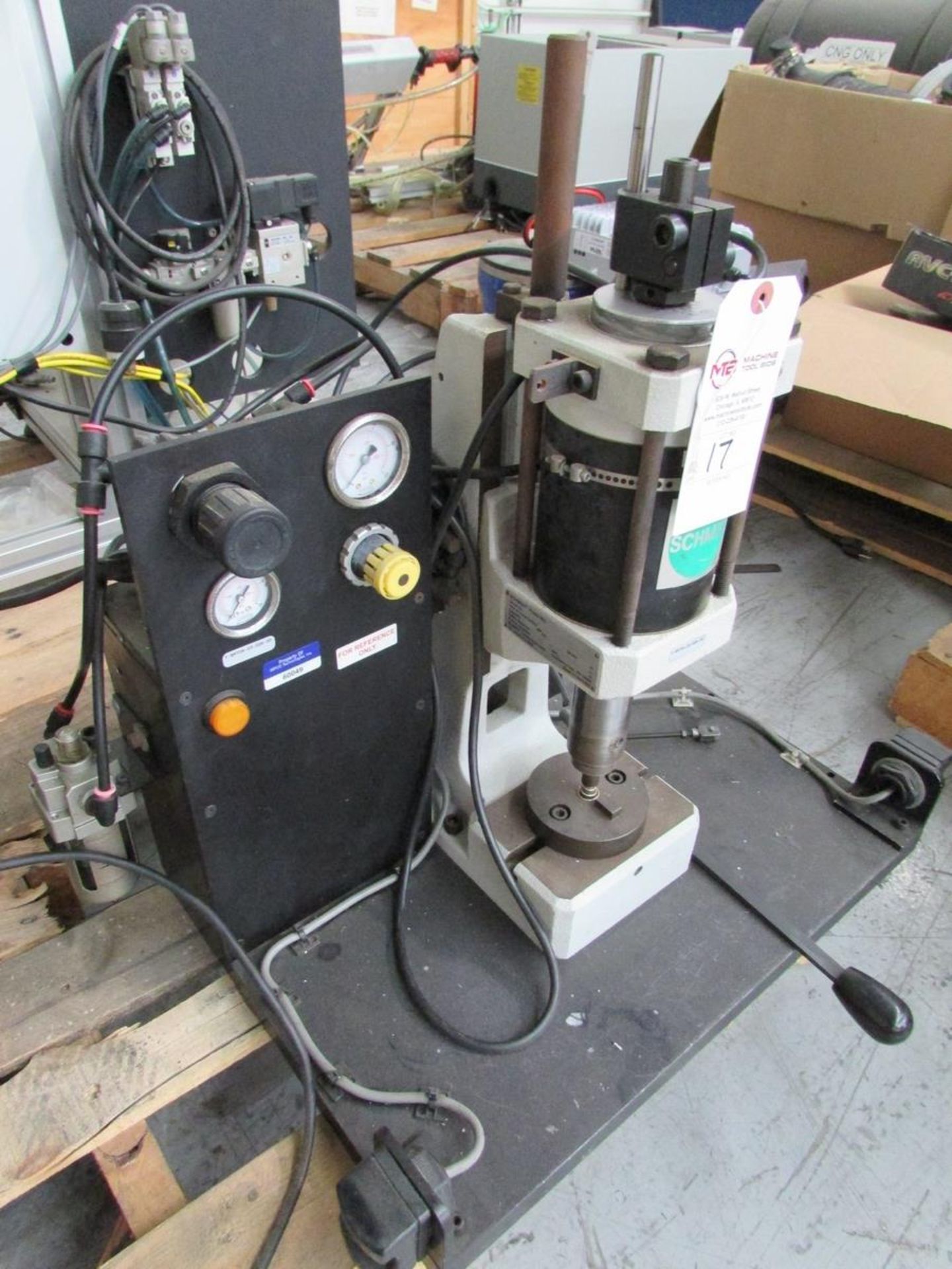 (2) Schmidt Pneumatic Assembly Arbor Presses (2002, 2000) - Image 16 of 28