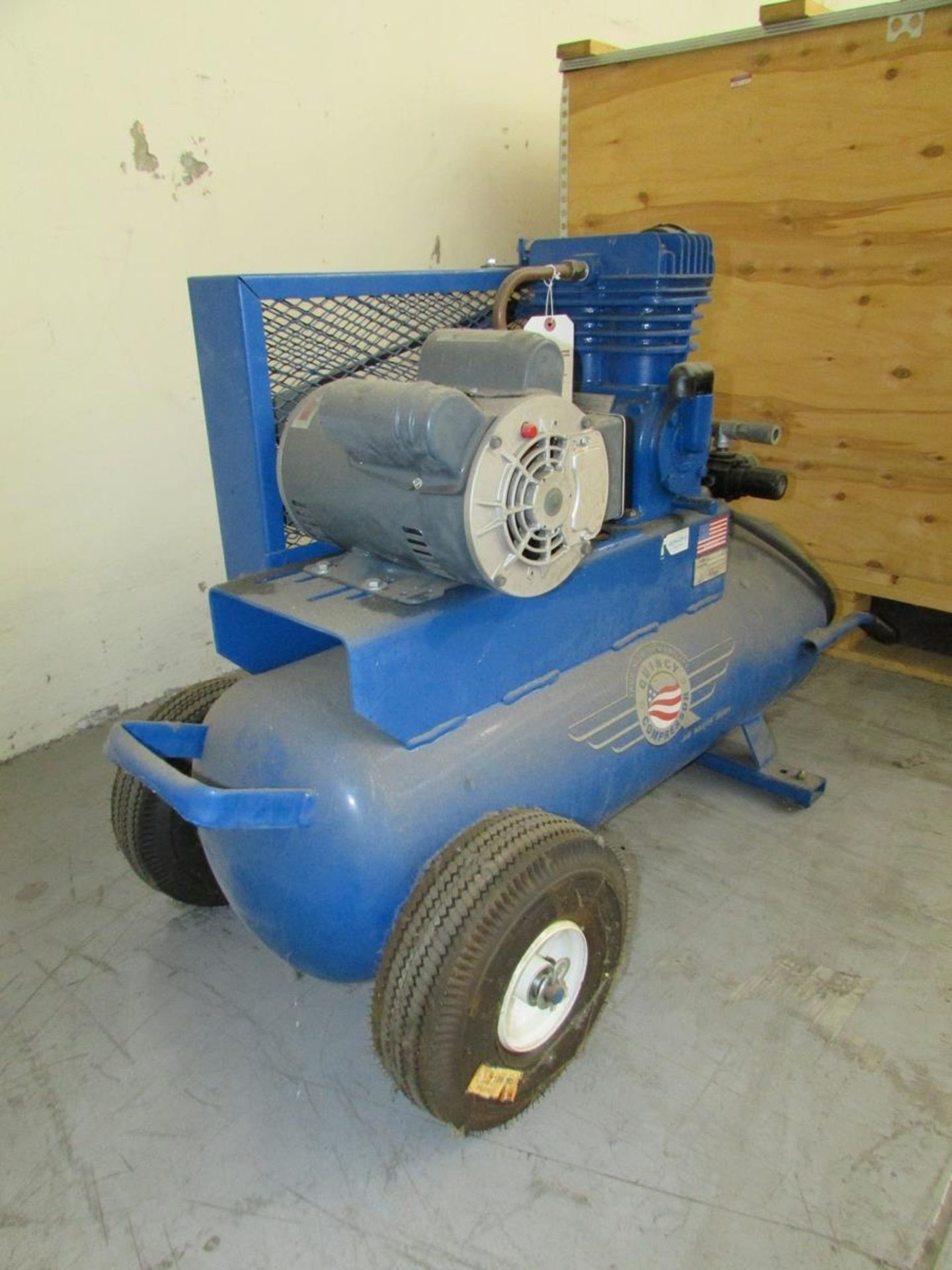 Quincy Compressor 121DC17PC3A 2HP Single Stage Portable Tank Mounted Air Compressor - Image 5 of 16