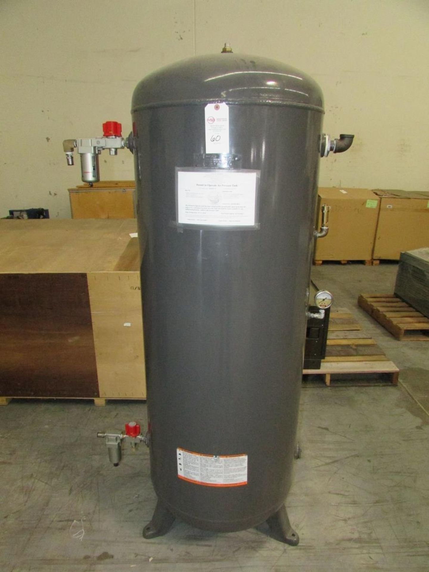 Dayton 1UKE3 120 Gal. Compressed Air Receiving Tank (2011) - Image 4 of 10