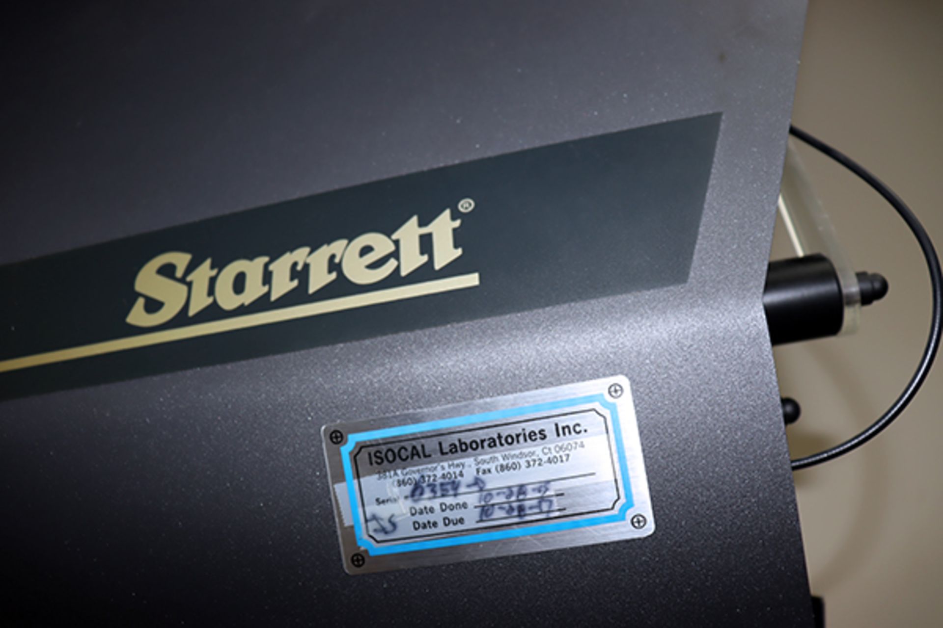 Starett HD 400 Optical Comparator - Image 6 of 10