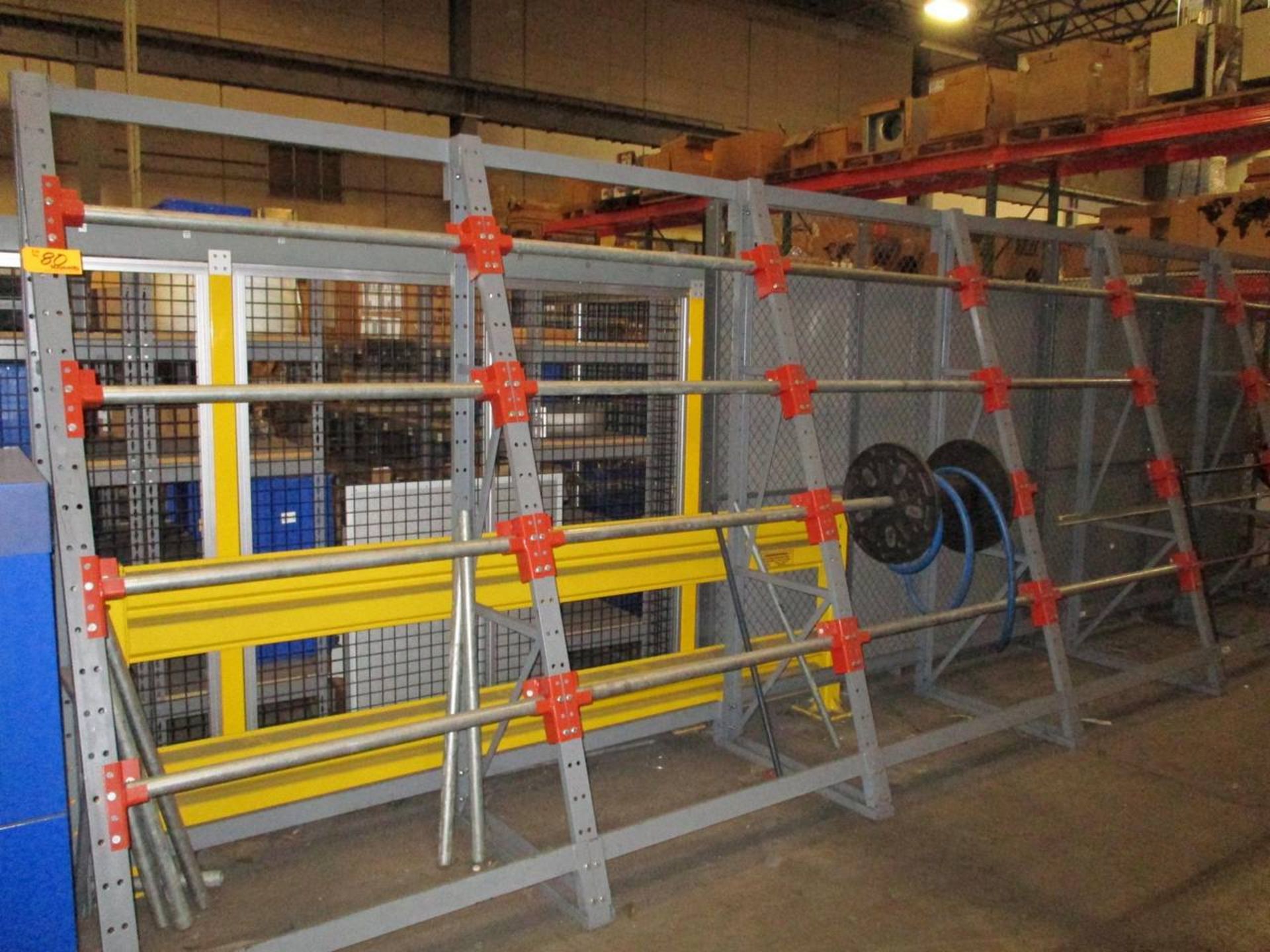 Meco Six-Section Reel Storage Rack