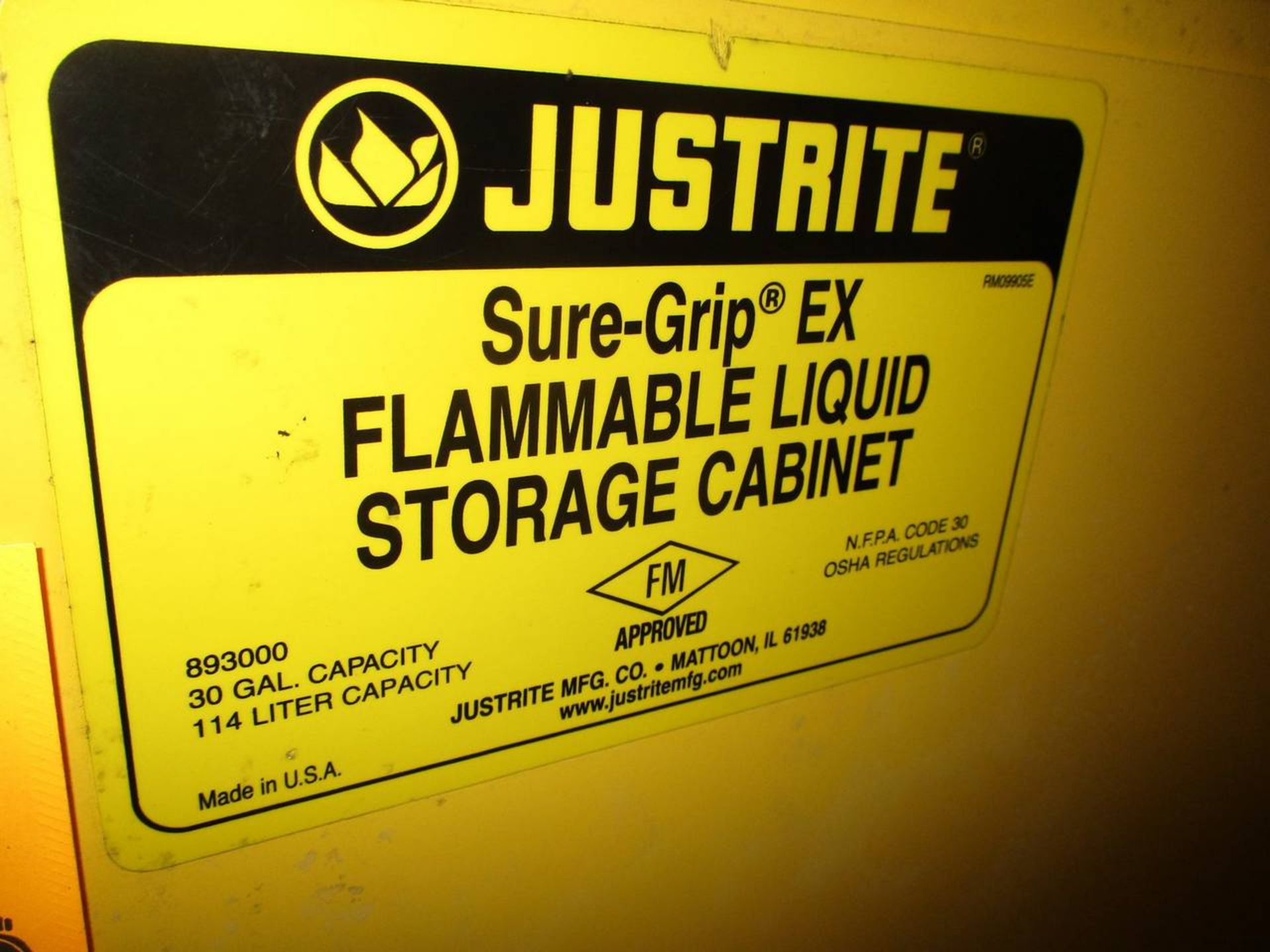 Just Rite Sure-Grip EX 30 Gallon Flammable Liquid Storage Cabinet - Image 3 of 5