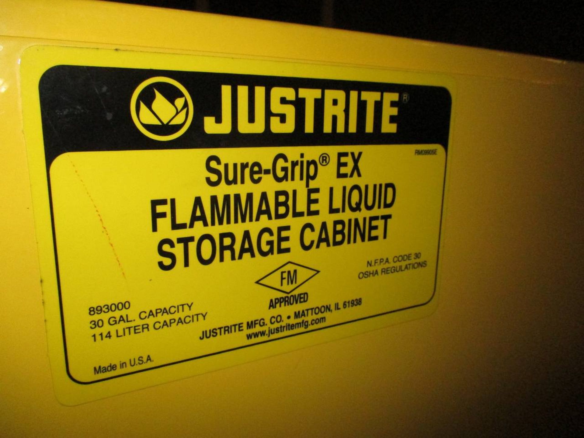 Just Rite Sure-Grip EX 30 Gallon Flammable Liquid Storage Cabinet - Image 5 of 7