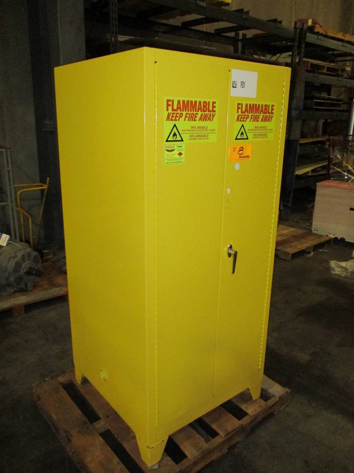 Eagle Tower 1962 LEGS 60 Gallon Flammable Liquid Storage Cabinet - Image 3 of 6