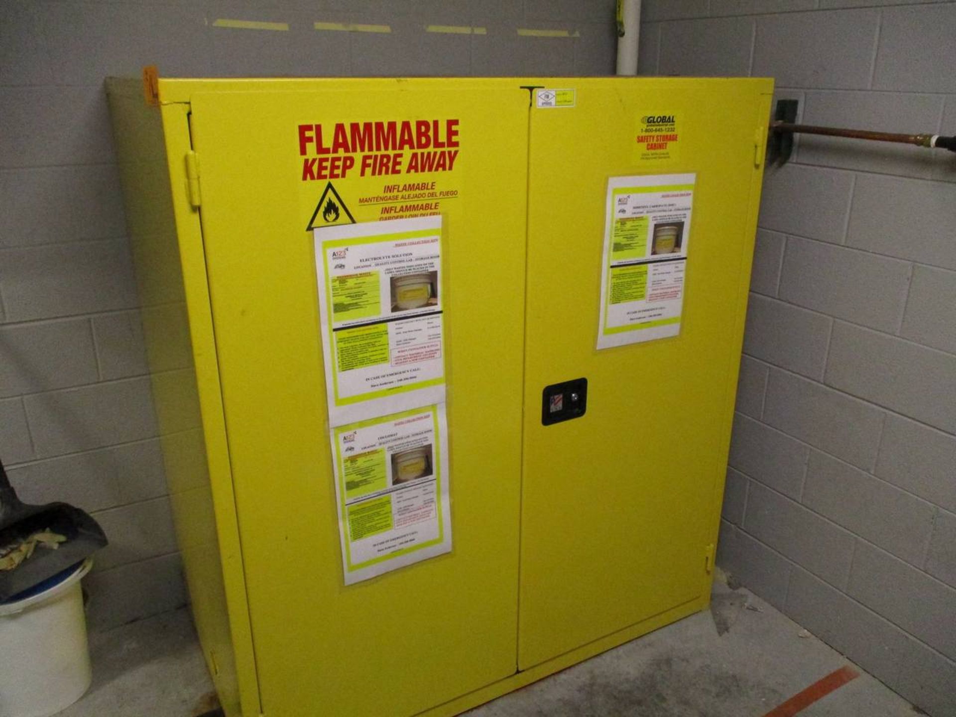 Global BV2 110 Gallon Safety Storage Cabinet