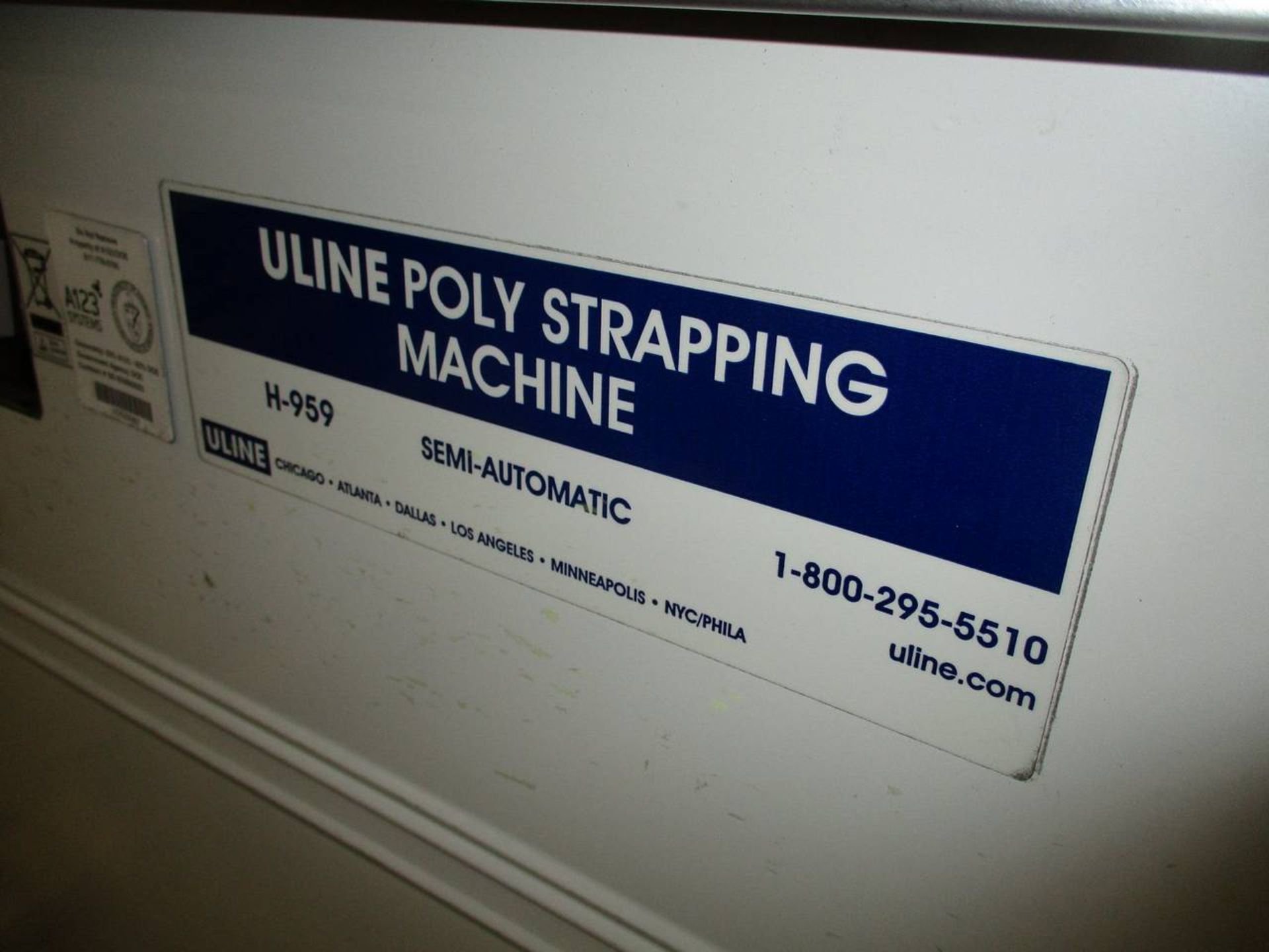 2011 U-Line Semi-Automatic Poly Strapping Machine - Image 2 of 6