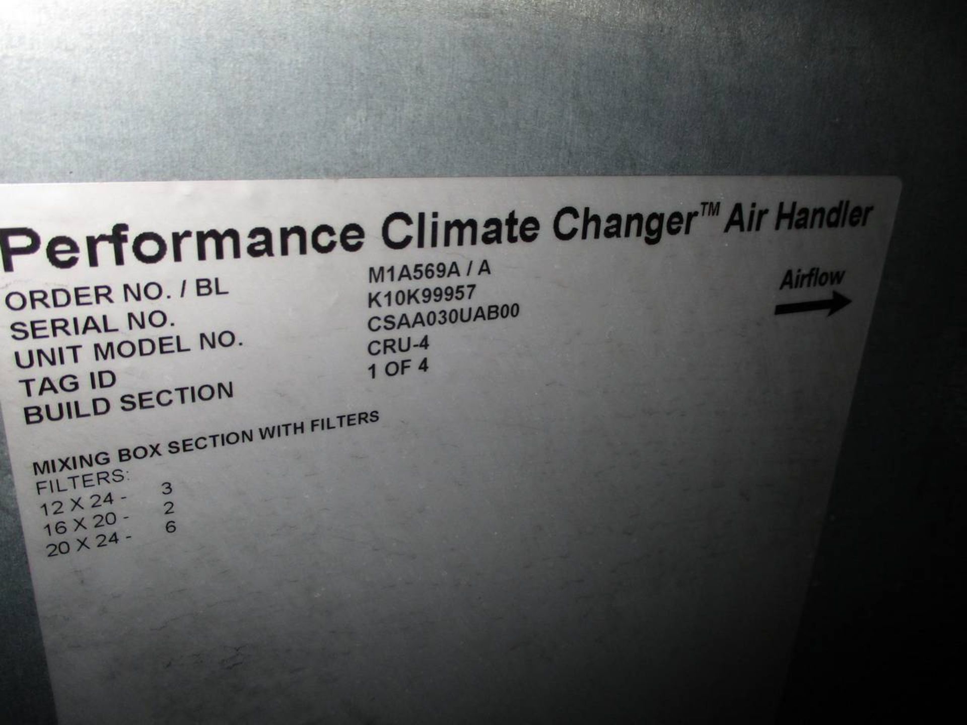 2010 Trane Performance Climate Changer Air Hander - Image 6 of 6