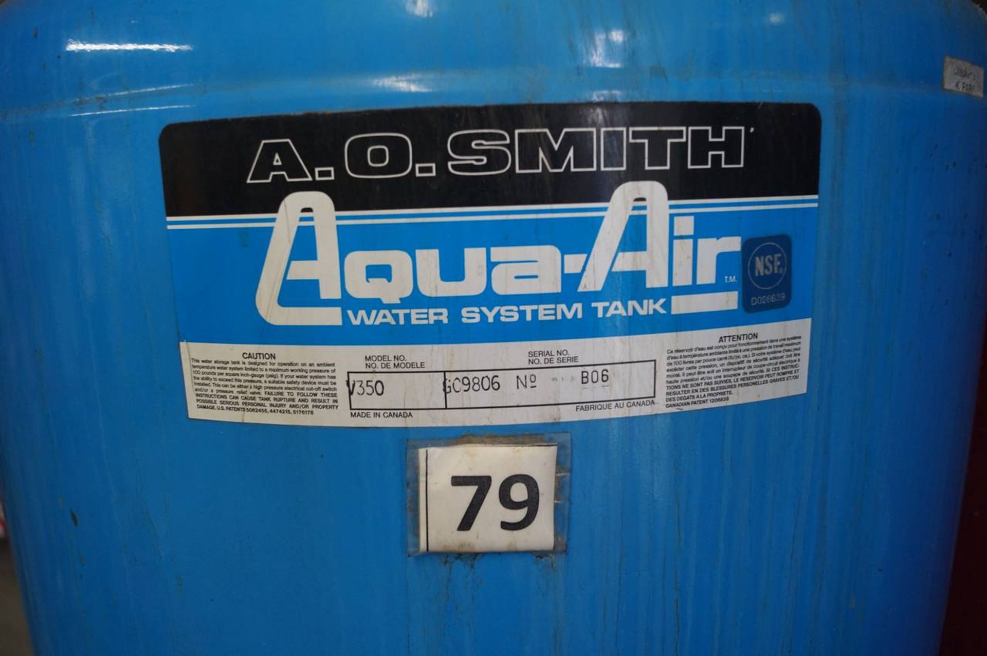 AquaAir 115.9 Gallon Hydropneumatic Tank - Image 2 of 3