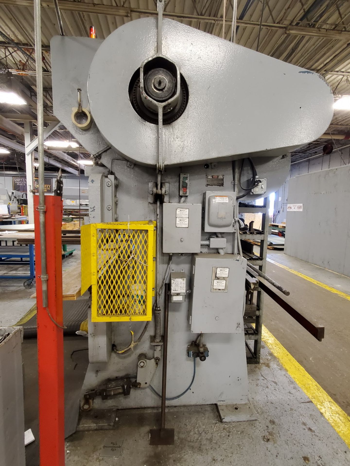 90 Ton x 12' Chicago Dreis & Krump Mechanical Press Brake - Image 4 of 8