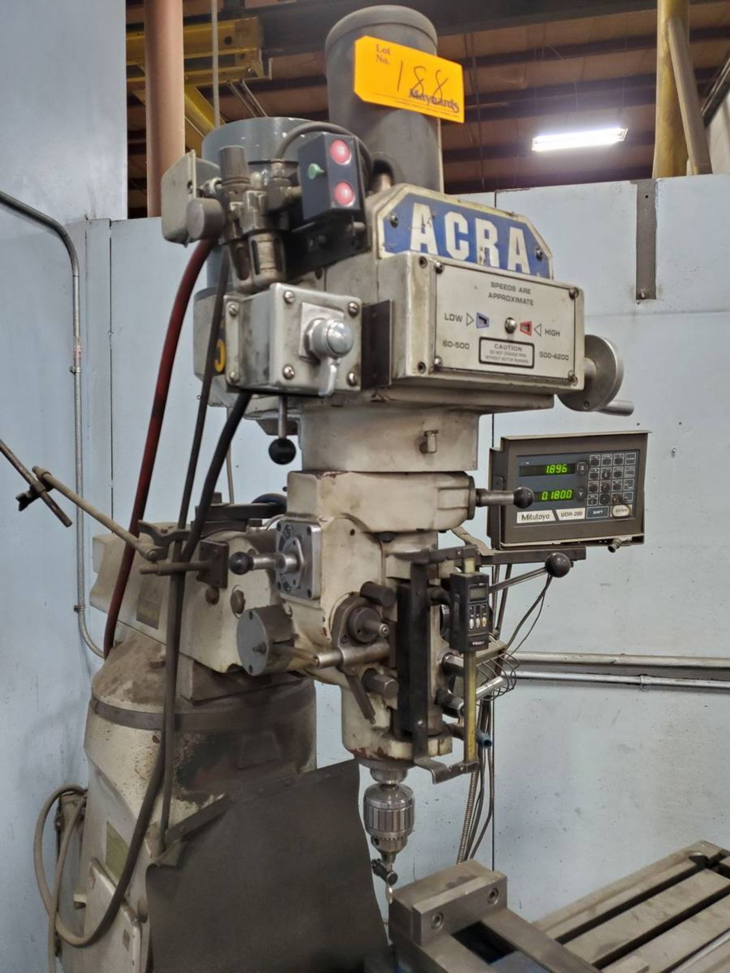 Acra AM-2SAC Vertical Milling Machine - Image 4 of 8
