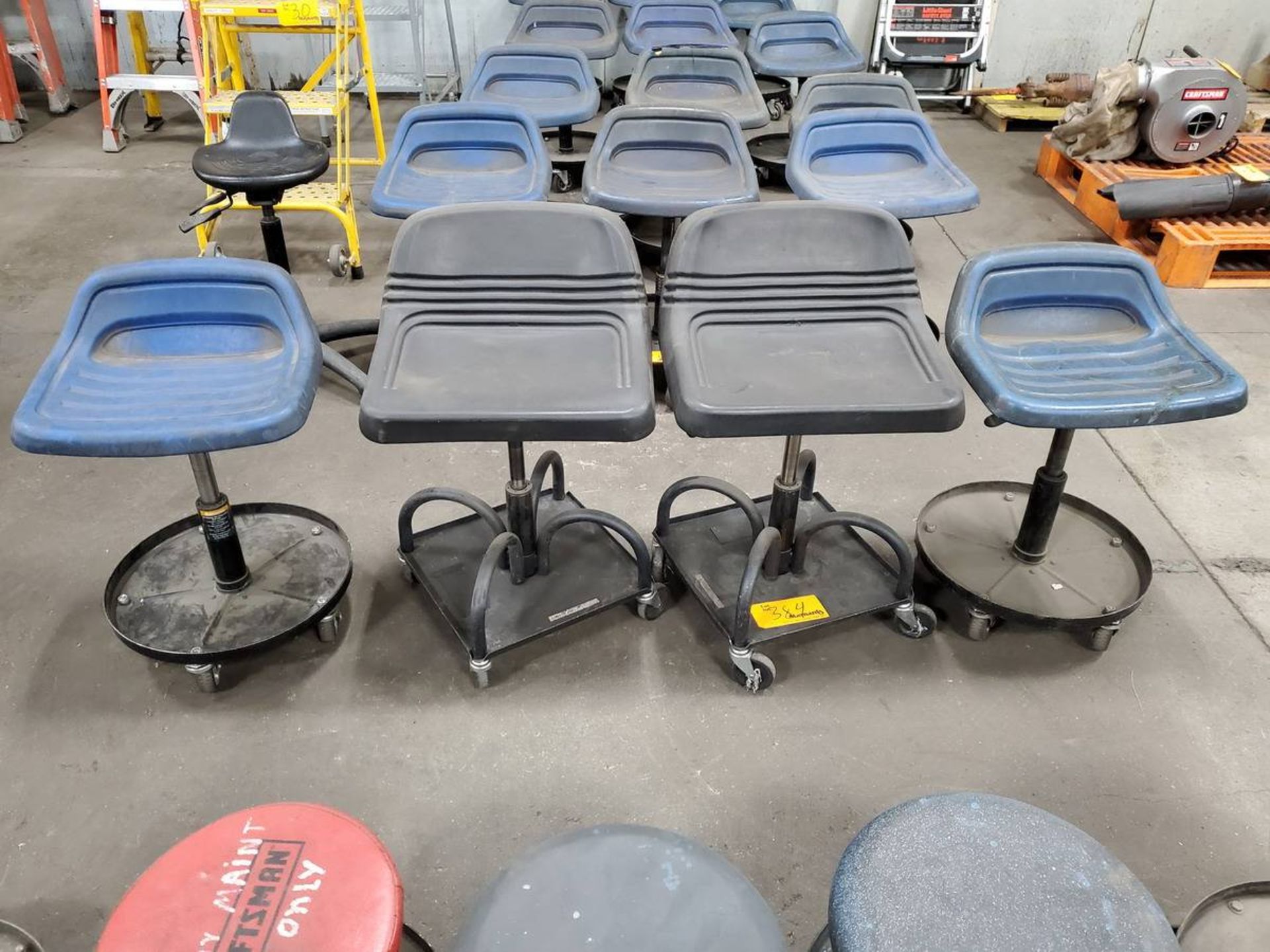 (4) Adjustable Shop Seats