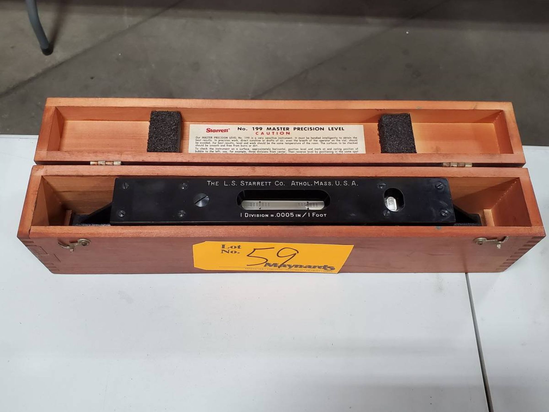 Starrett 15" Master Precision Levels