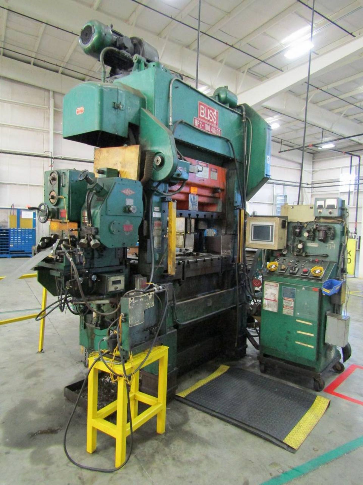 Bliss HP2-100-48-30 100 Ton Straight Side High Speed Press - Image 2 of 13