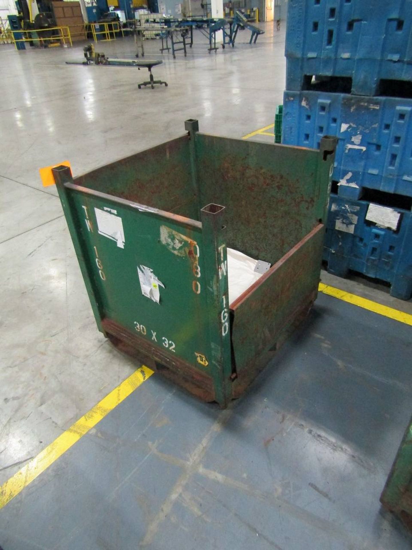 Metal Shipping Bin - Image 2 of 3