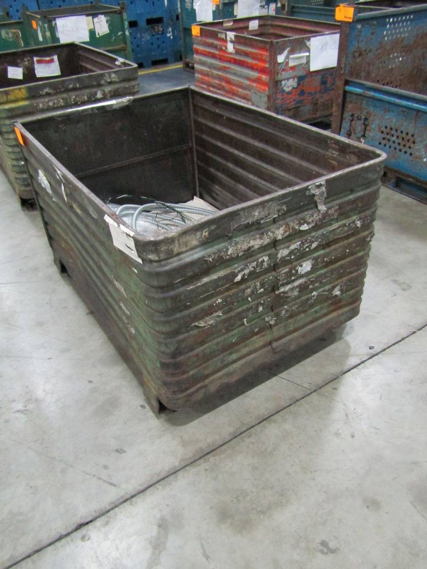 Metal Shipping Bin - Image 2 of 4