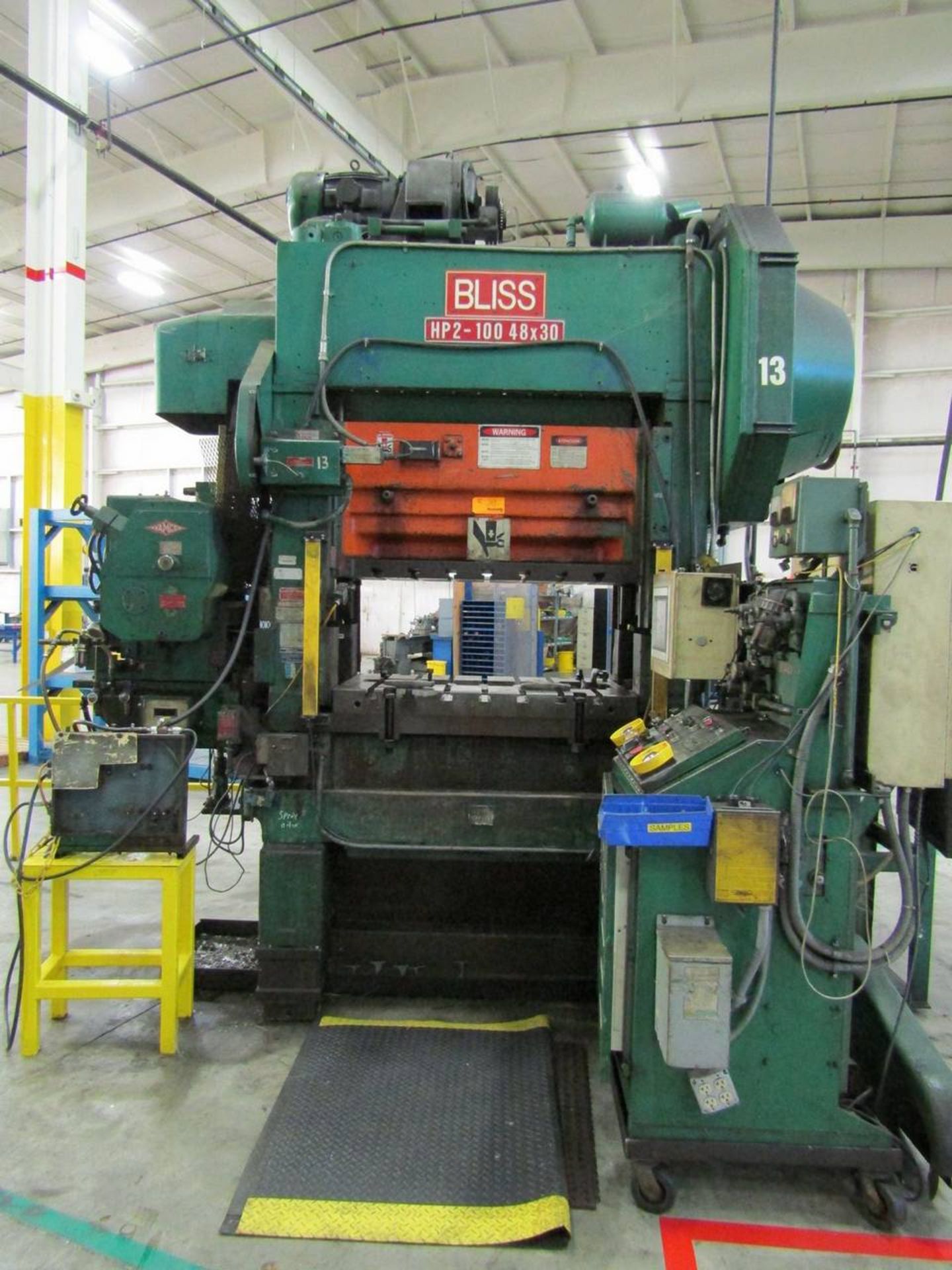 Bliss HP2-100-48-30 100 Ton Straight Side High Speed Press