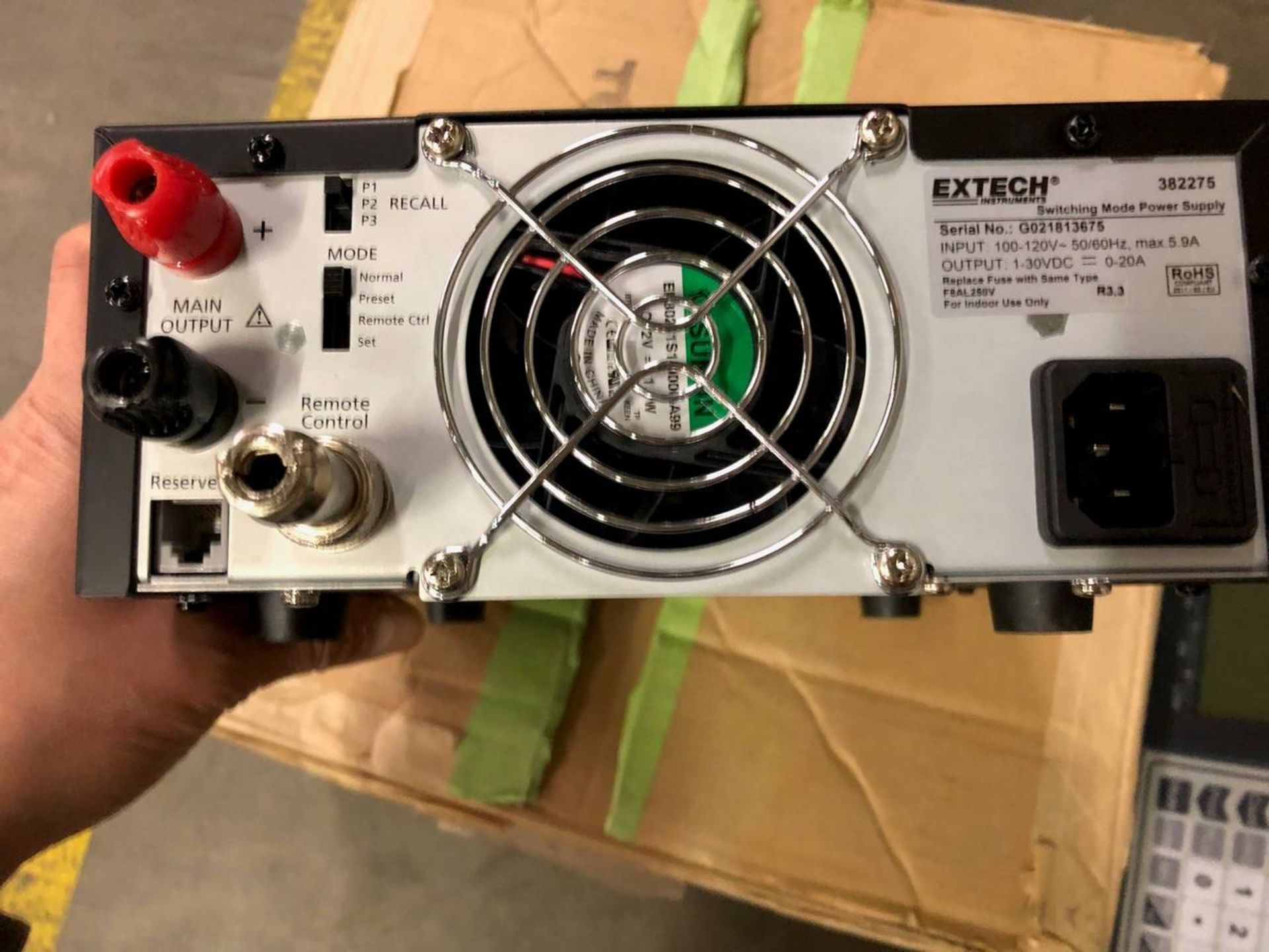 Extech 382275 Switching Mode Power Supply - Image 2 of 3