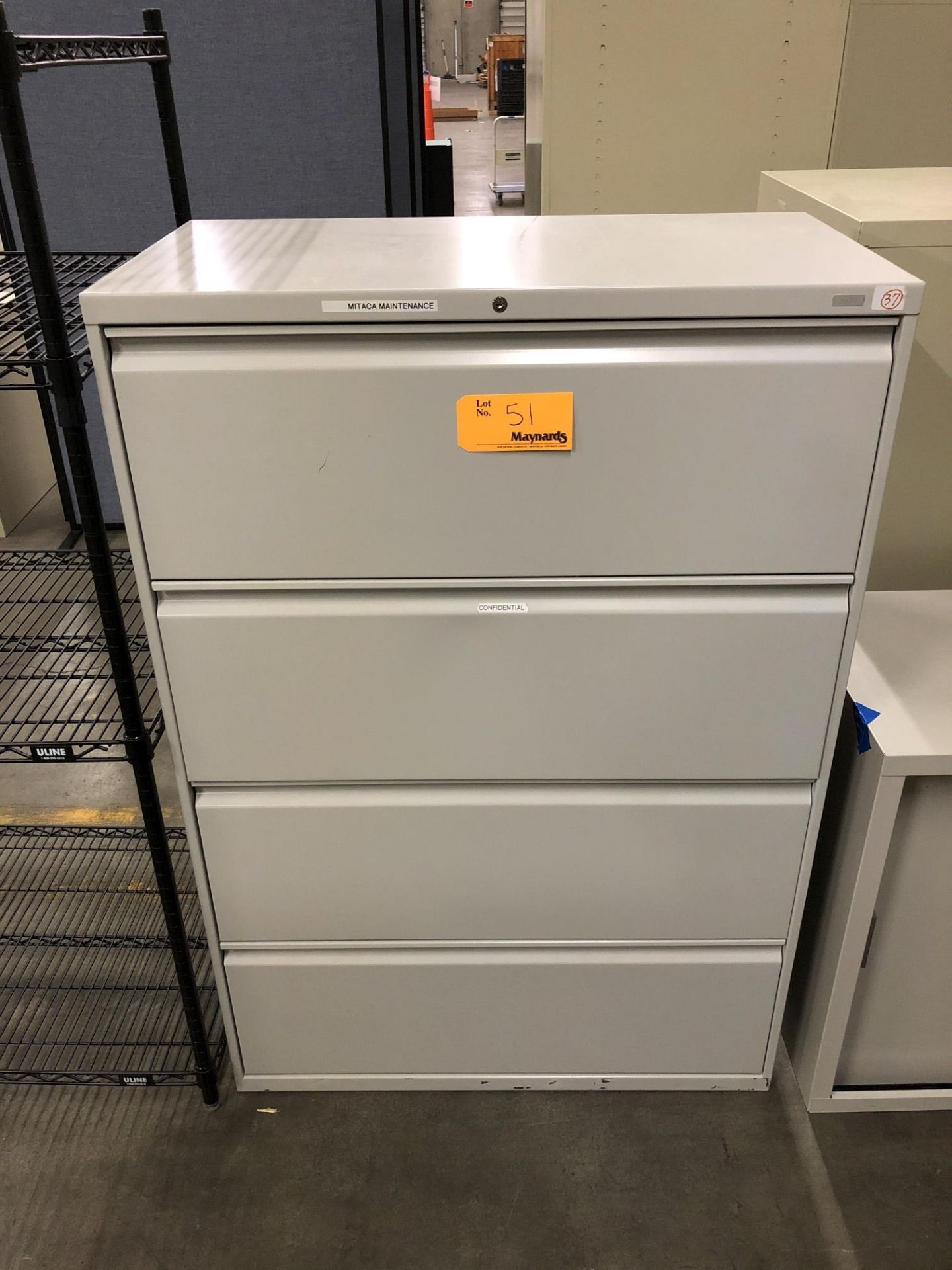 HON 4-Drawer lateral File Cabinet