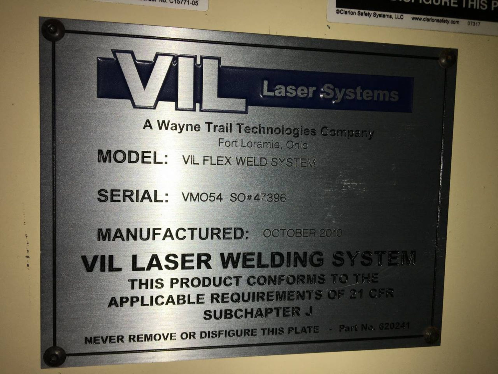 2010 Wayne Trail Technologies VIL Flex Weld System Flex Lase Universal Weld System - Image 5 of 22