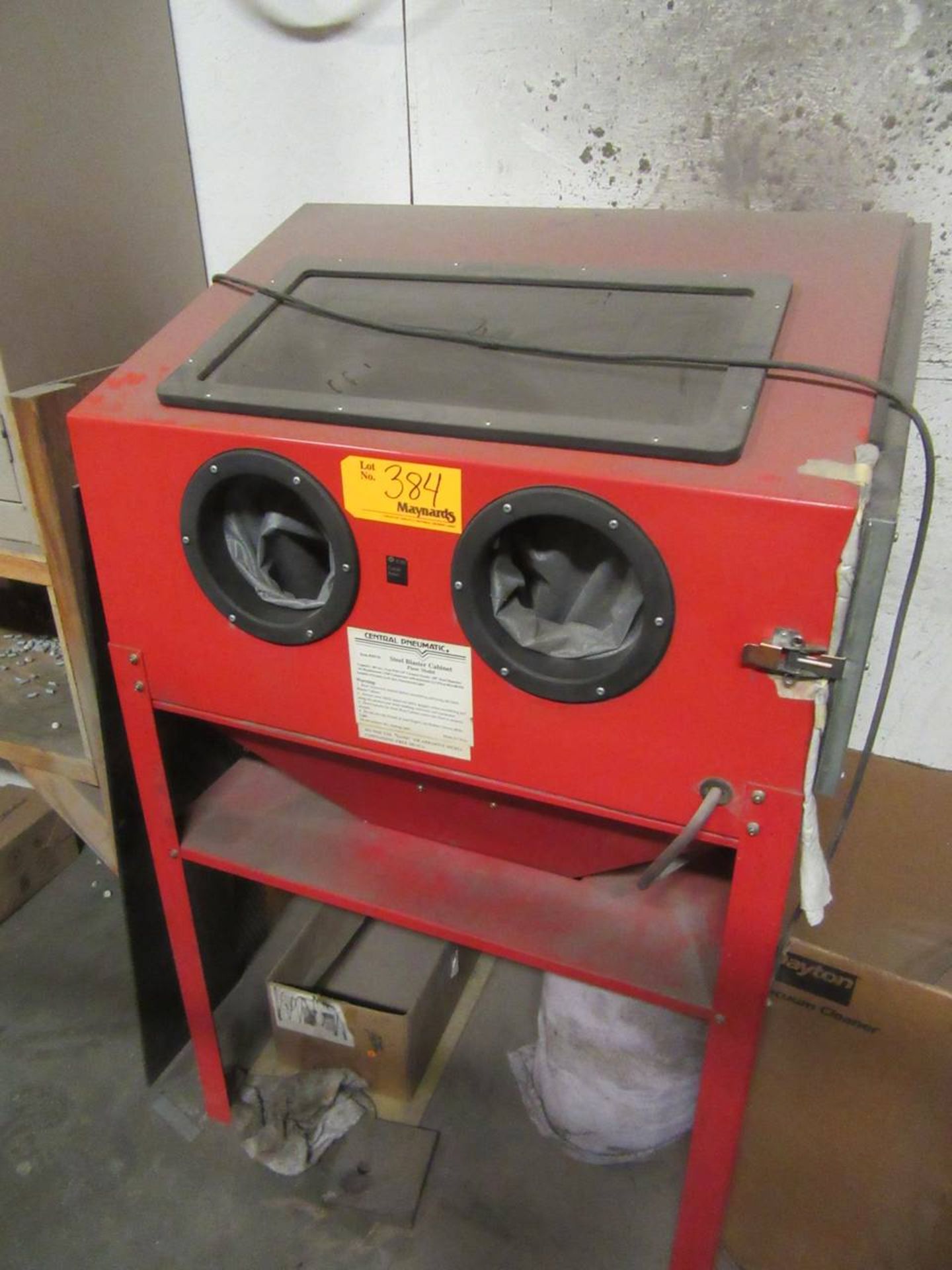 Central Pneumatic Blast Cabinet