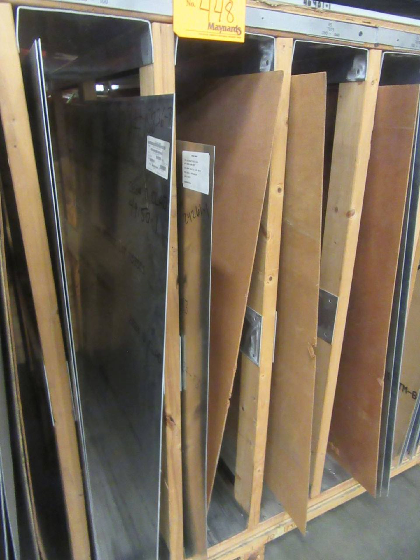 Lot of Stainless Steel and Aluminum Sheet Metal - Image 6 of 7