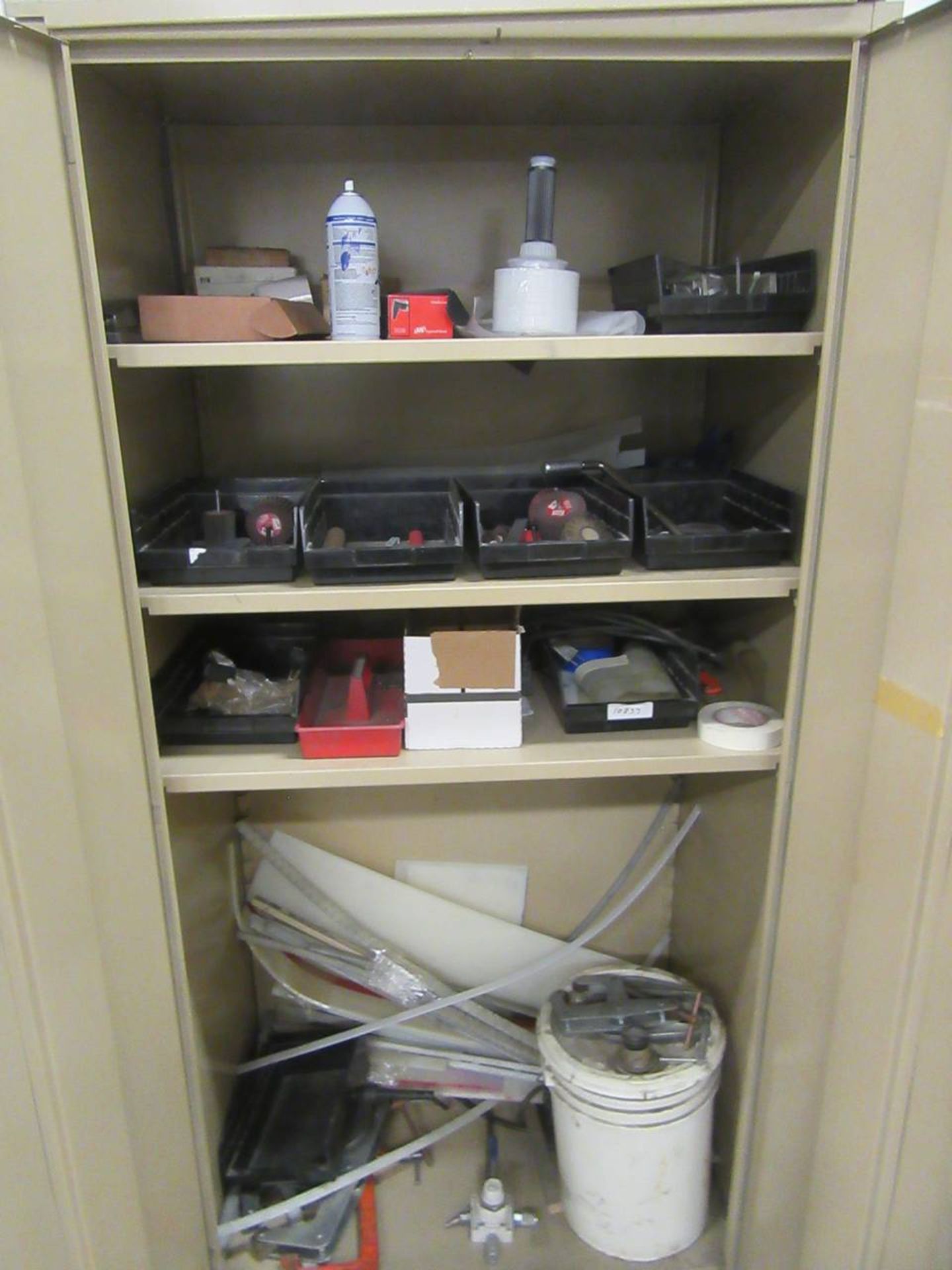 (2) Storage Cabinets with contents - Image 2 of 4