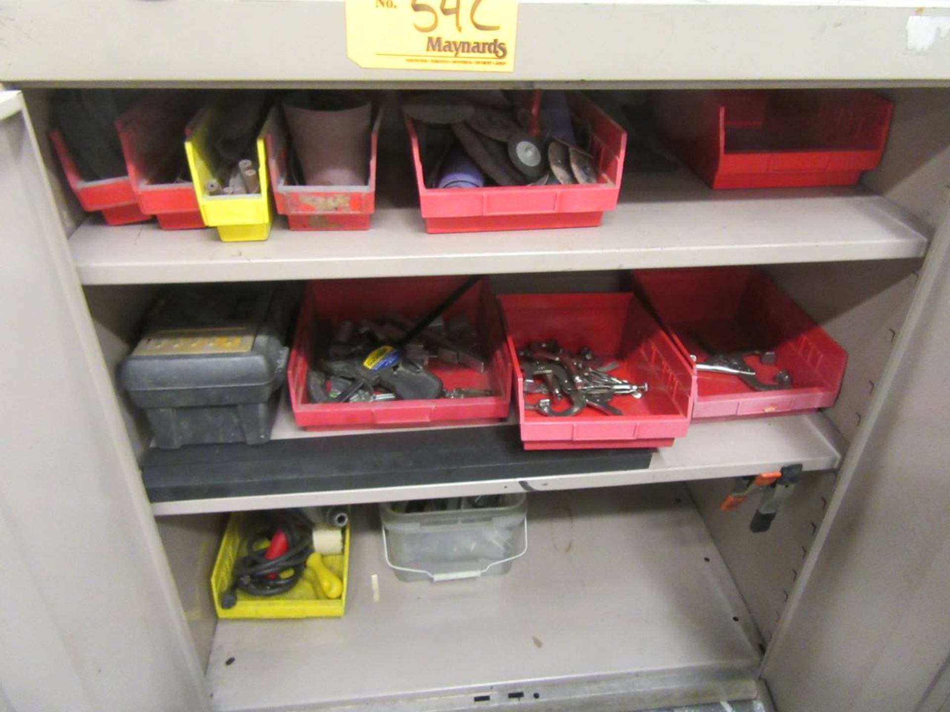 Storage Cabinet with contents - Image 2 of 2