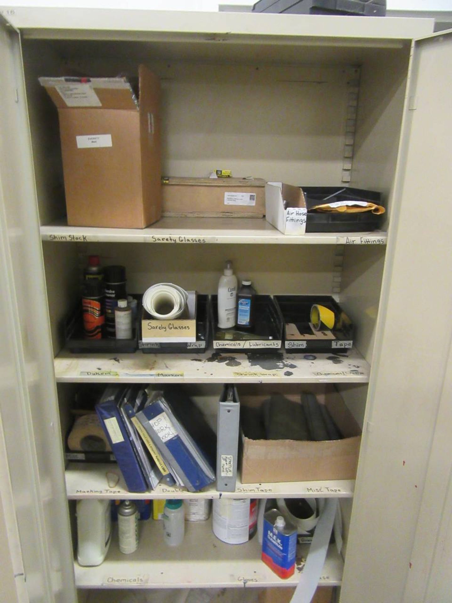 (2) Storage Cabinets with contents - Image 3 of 4