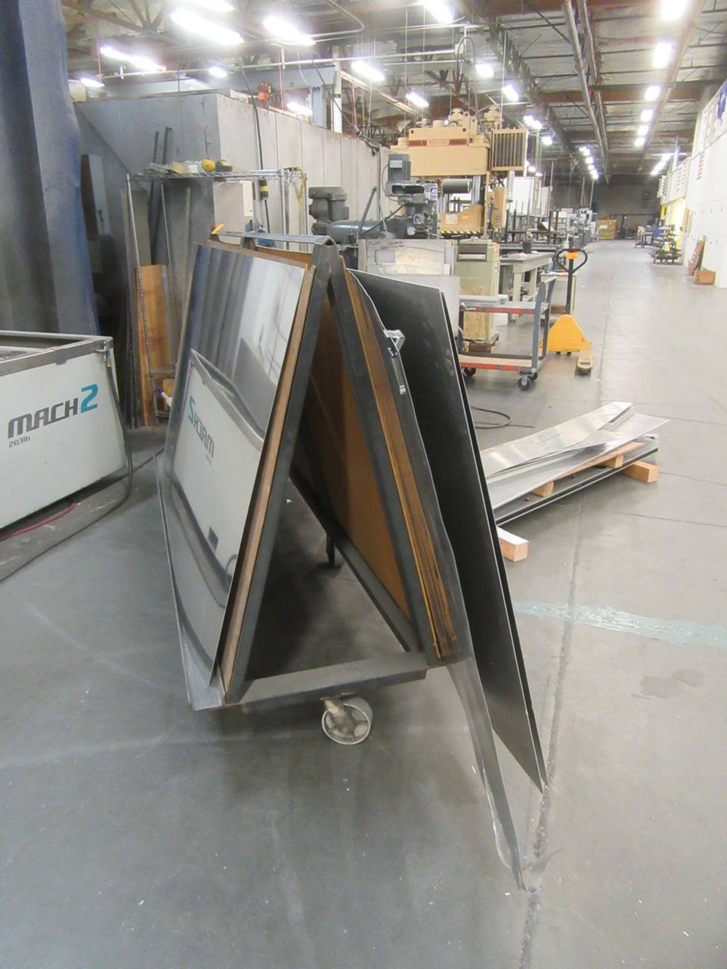 A Frame Cart with Sheet Metal