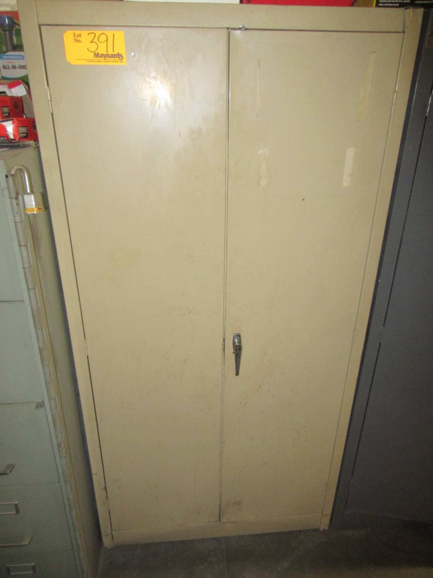 Storage Cabinet with contents