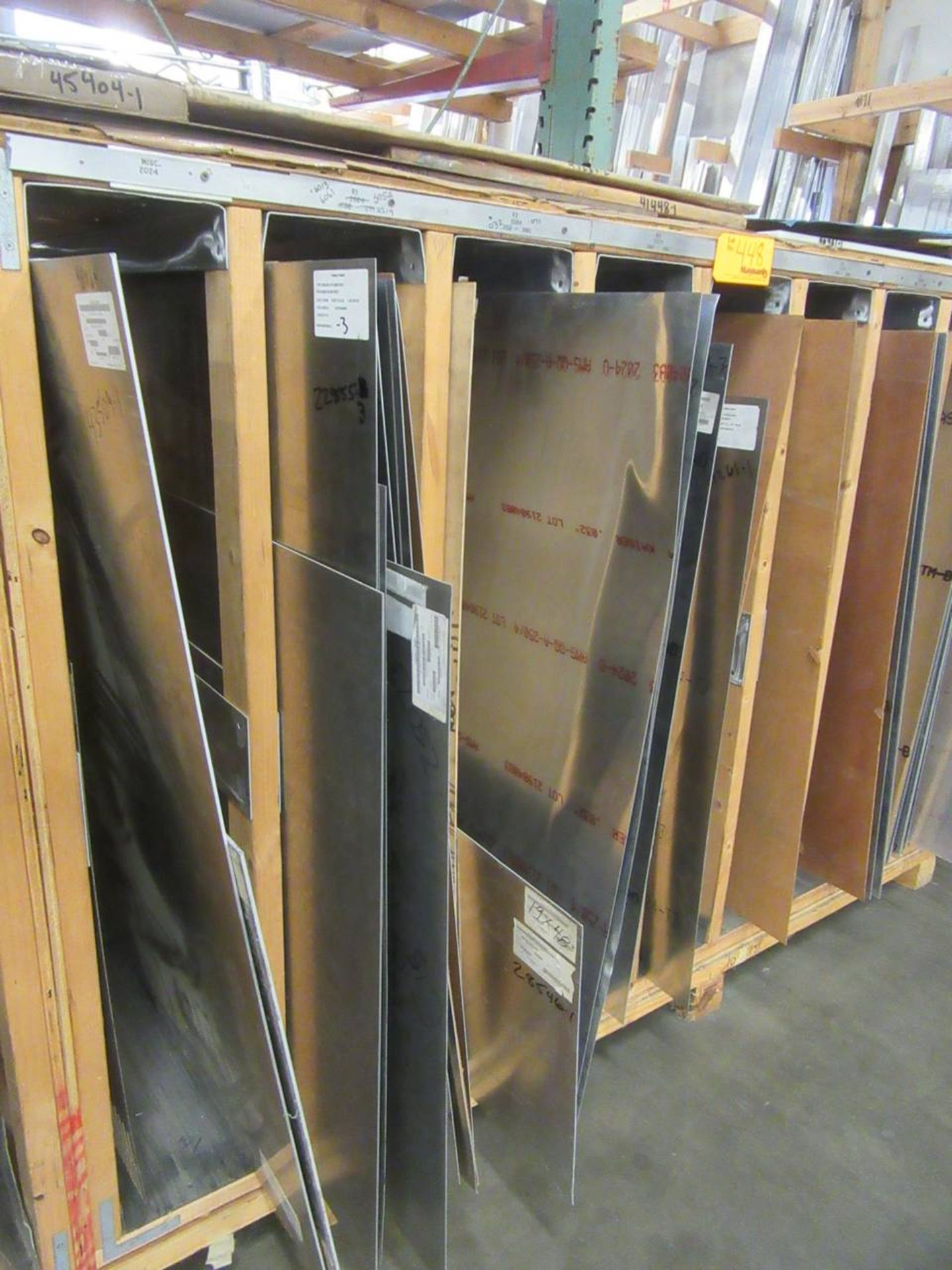 Lot of Stainless Steel and Aluminum Sheet Metal - Image 4 of 7