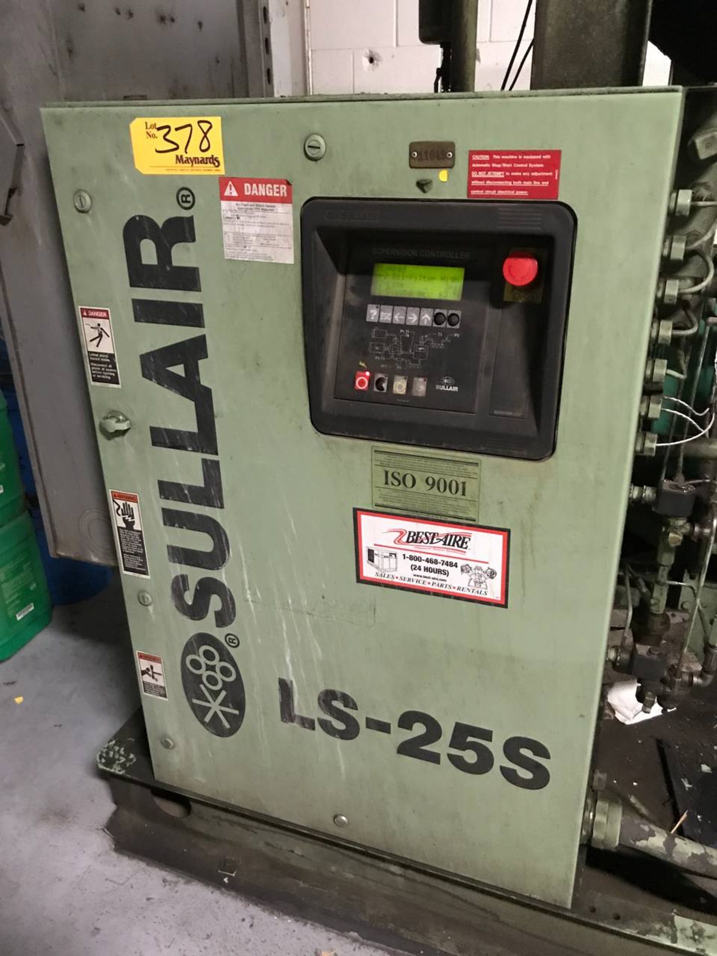 Sullair LS25S-250L/A 250 HP Air Compressor - Image 2 of 9