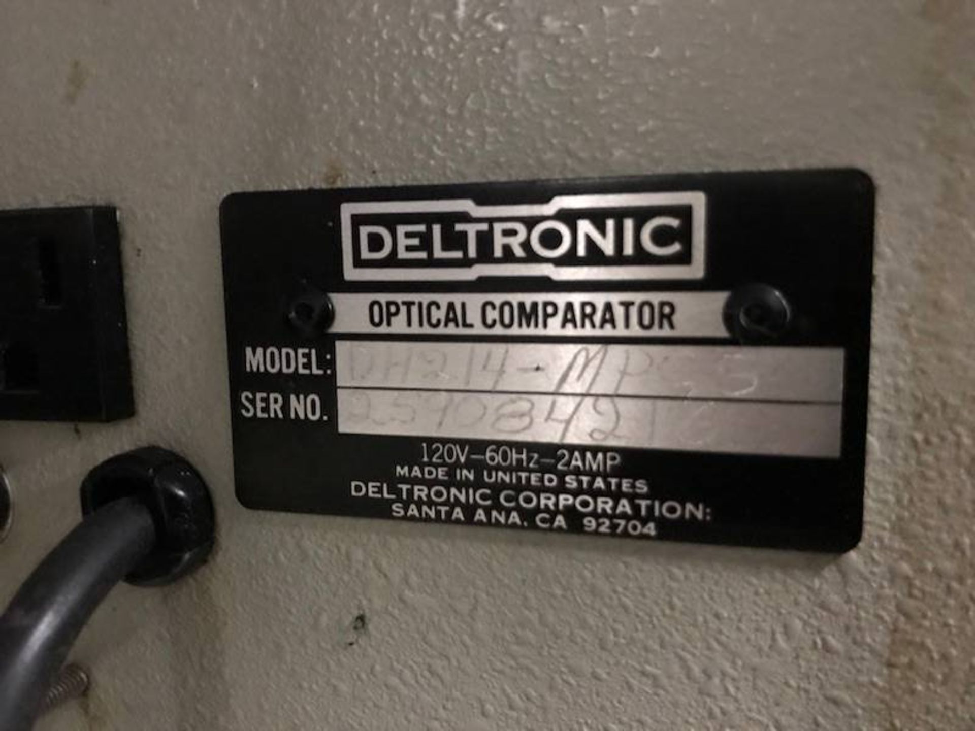 Deltronic DH214-MP95 Optical Comparator - Bild 5 aus 5