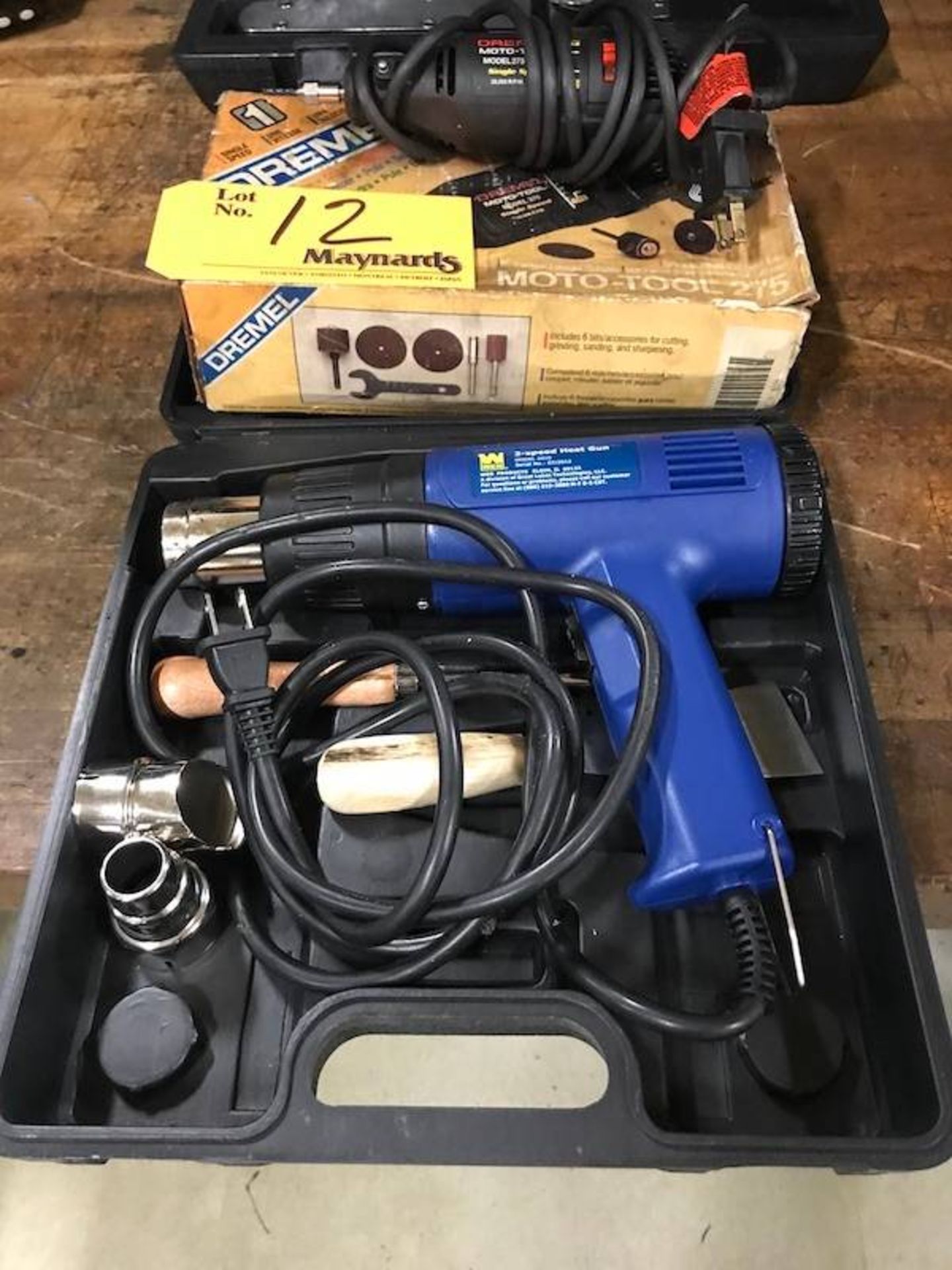 Lot with Heat Gun & Moto Tool