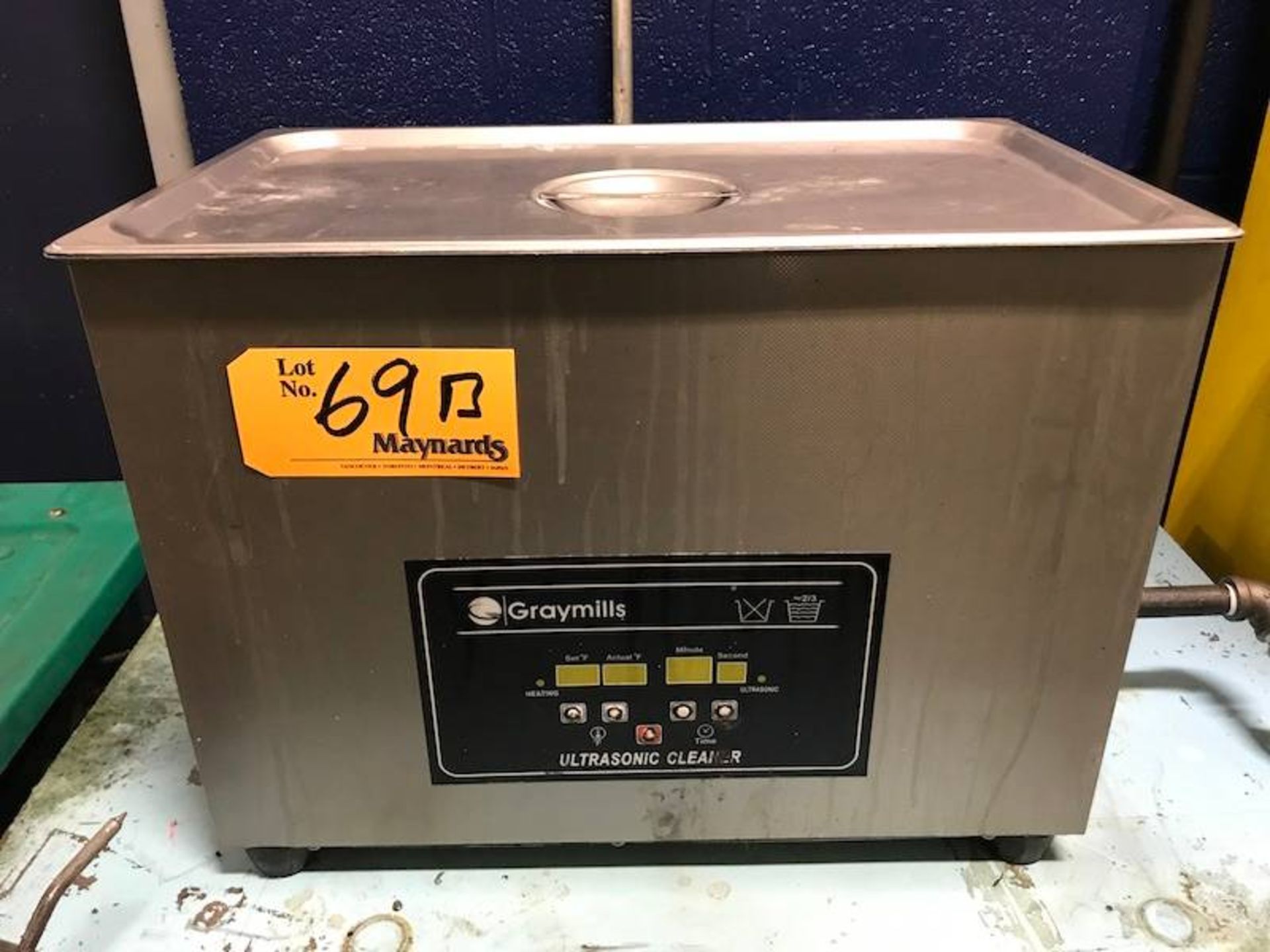 Graymills BTV Ultrasonic Cleaner