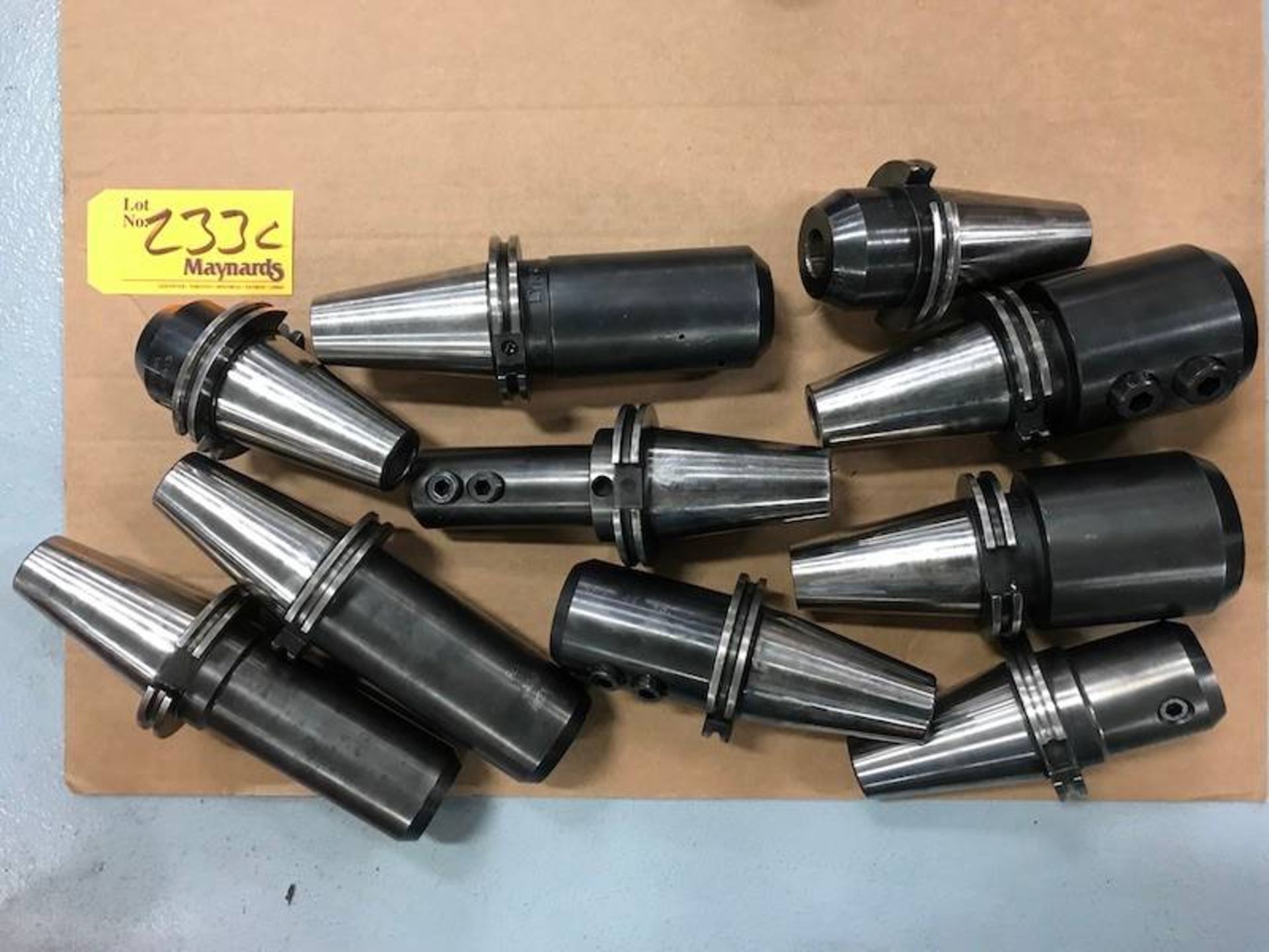 Lot of (10) CAT50 Tool Holders