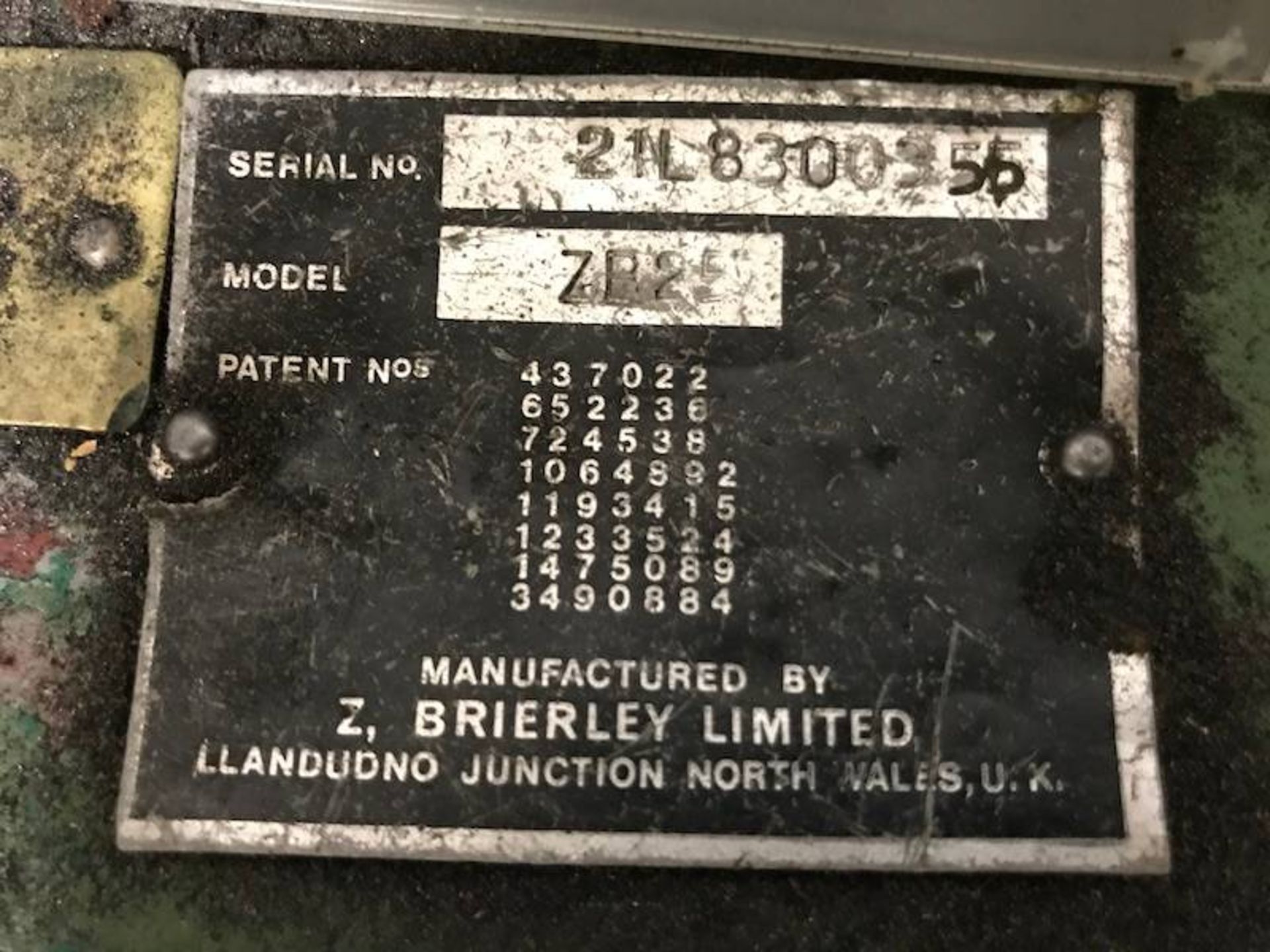 Brierley ZB25 Drill Grinder - Image 5 of 5