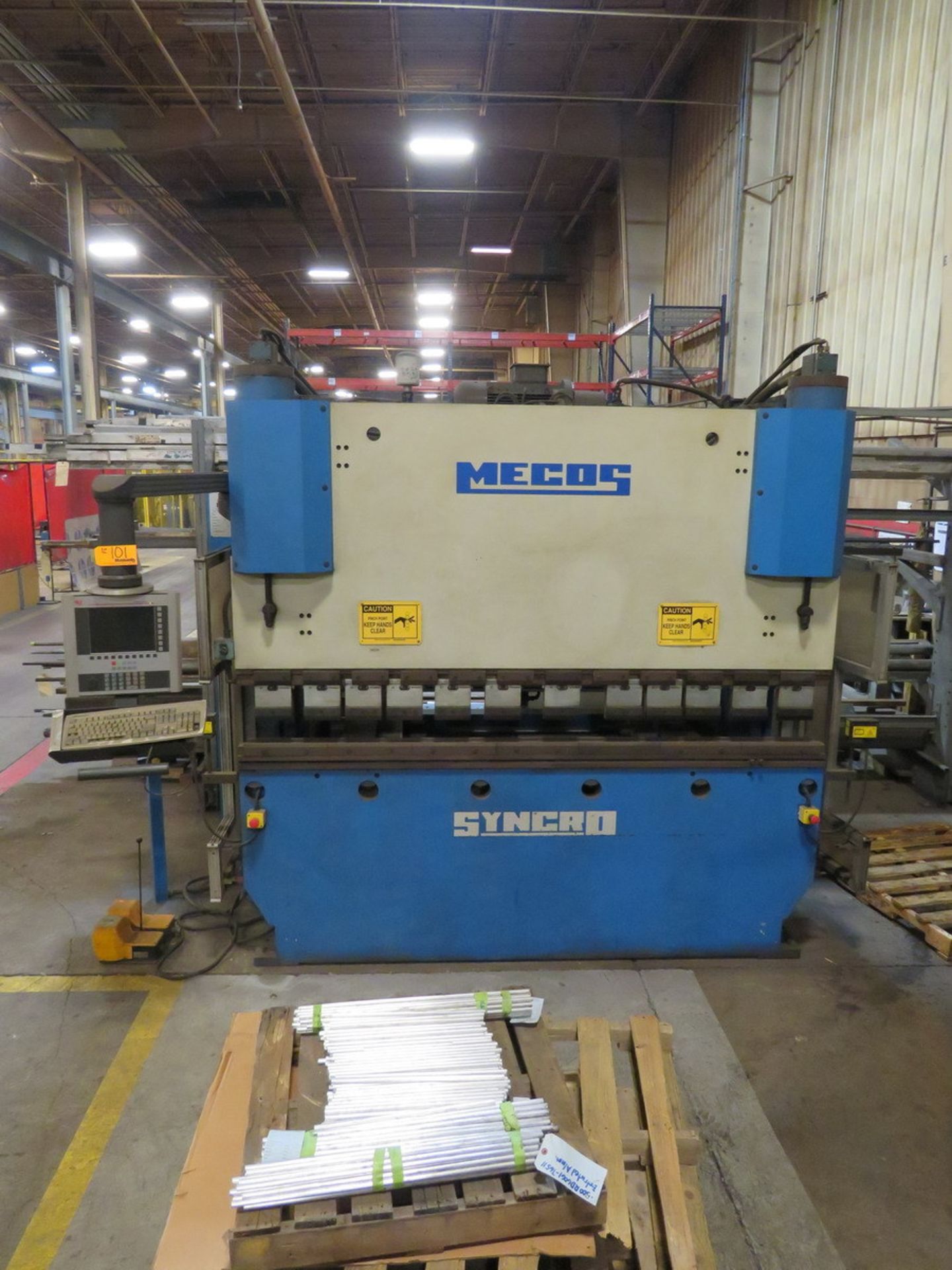 2001 Mecos Syncro 70/250 70 Ton x 8? CNC Press Brake