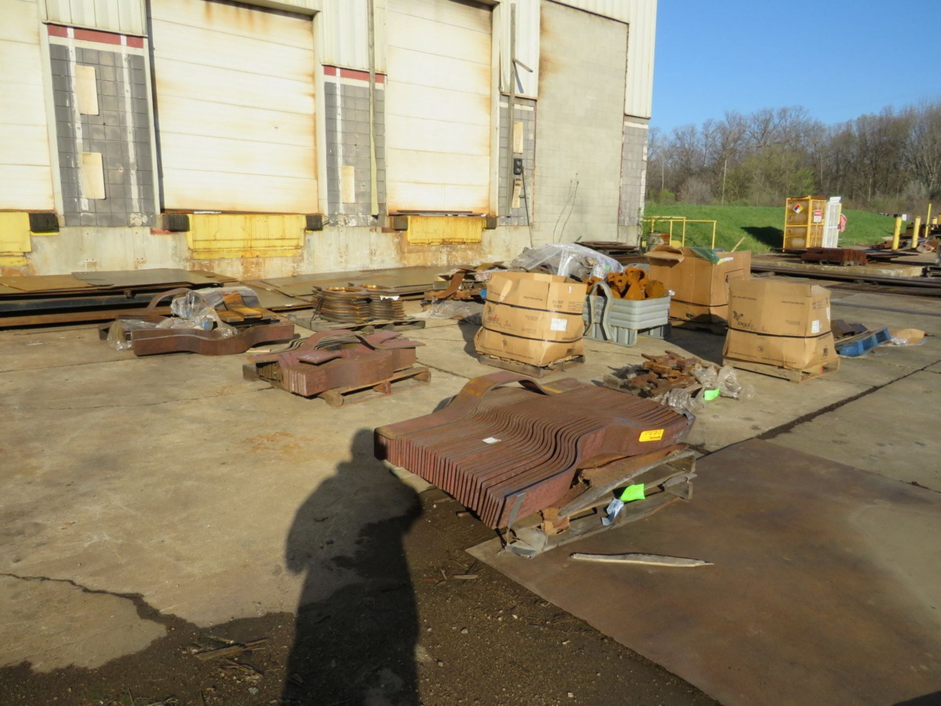 Pallets of Assorted Metal Parts