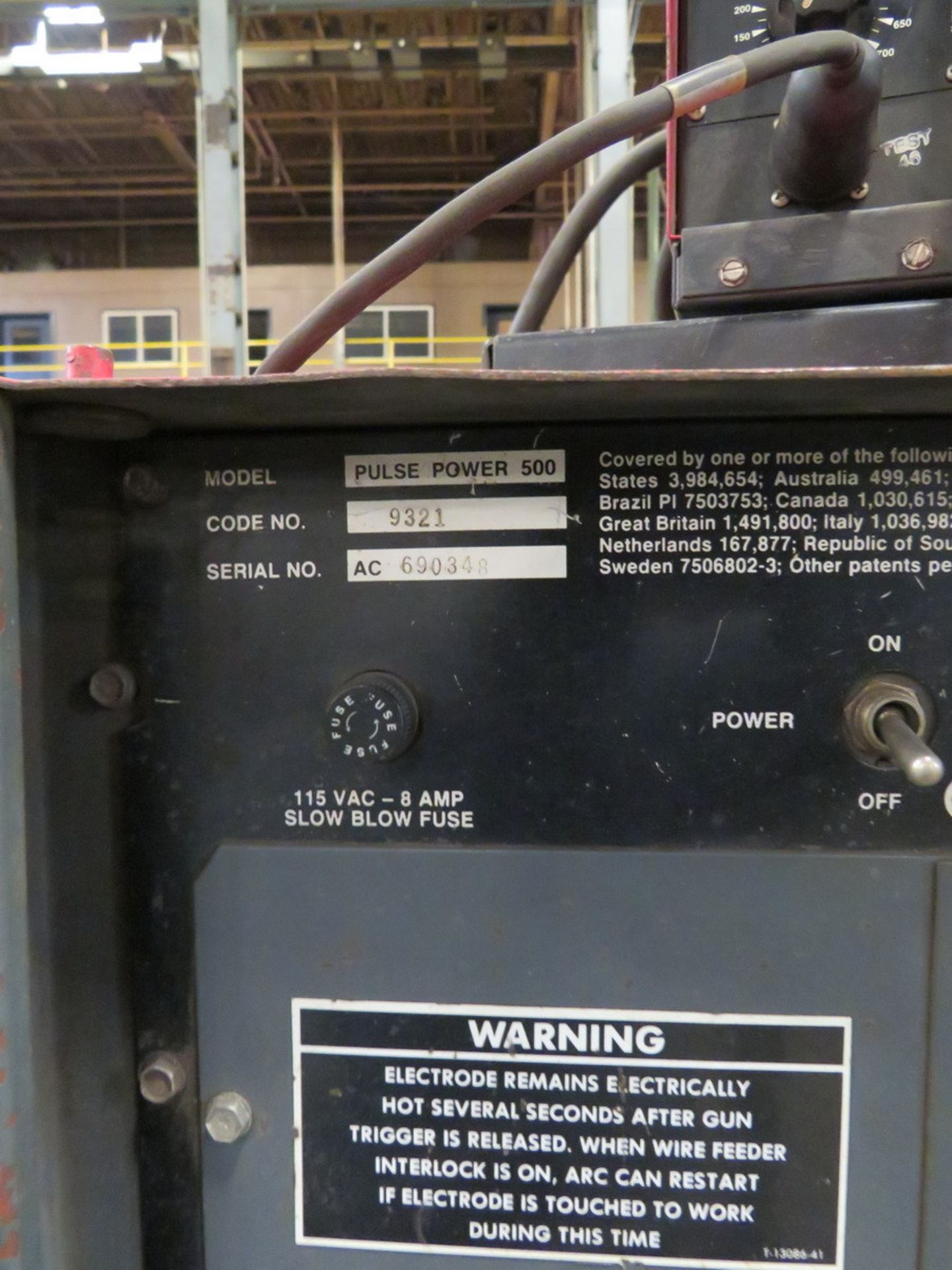 Lincoln Ideal Arc Pulse Power 500 DC Arc Welding Power Source - Image 8 of 8